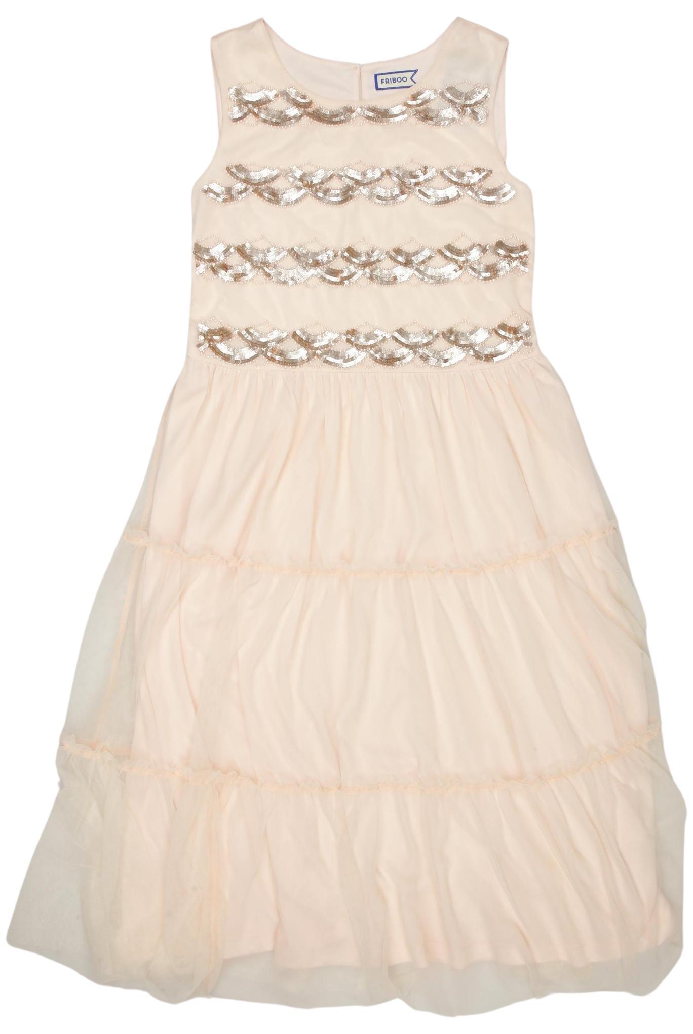 

Friboo Mädchen Kleid, beige, Gr. 146/152