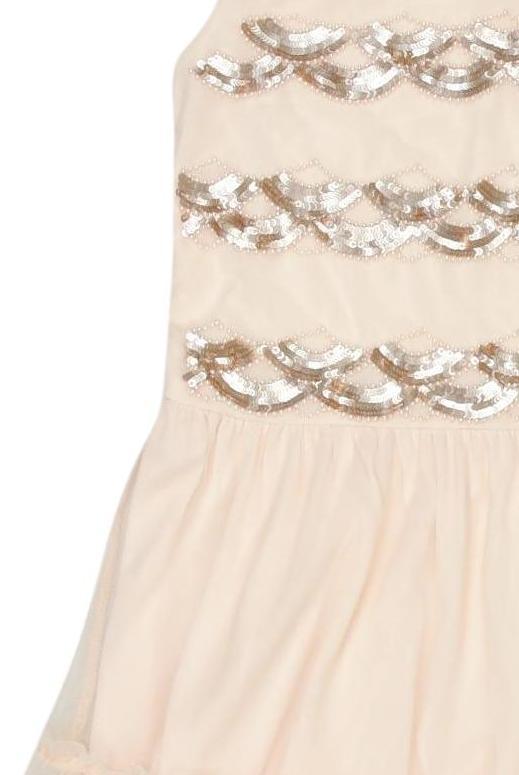 Thumbnail - Friboo Mädchen Kleid, beige, Gr. 146/152