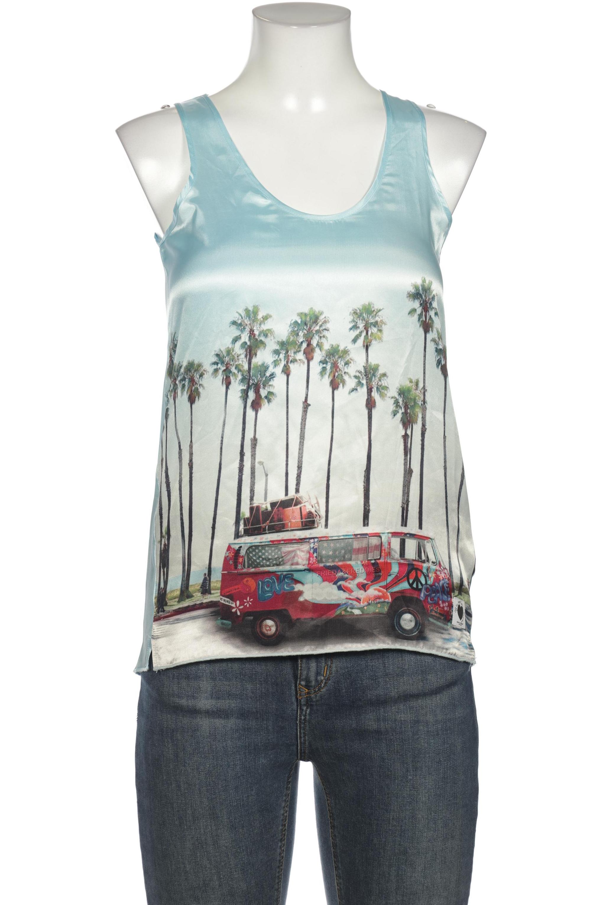 

Friedafreddies Damen Bluse, hellblau, Gr. 36