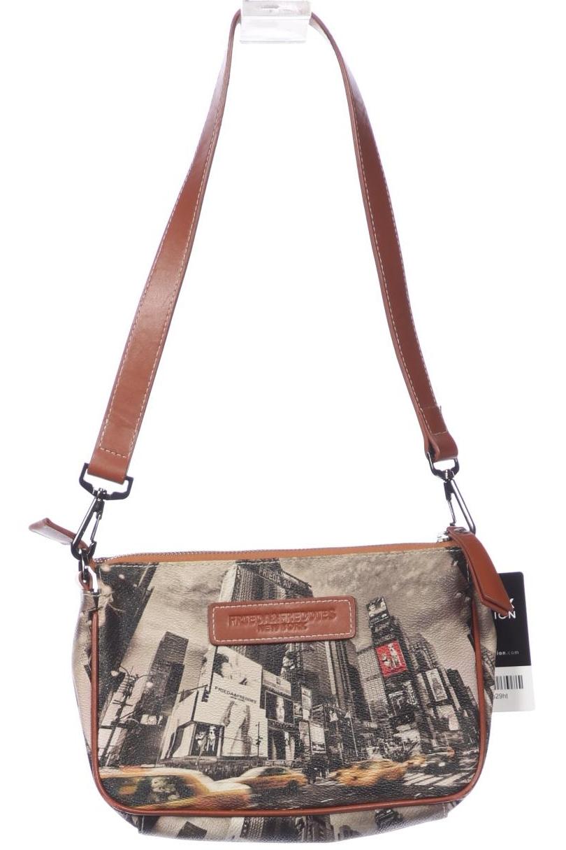

Friedafreddies Damen Handtasche, braun, Gr.