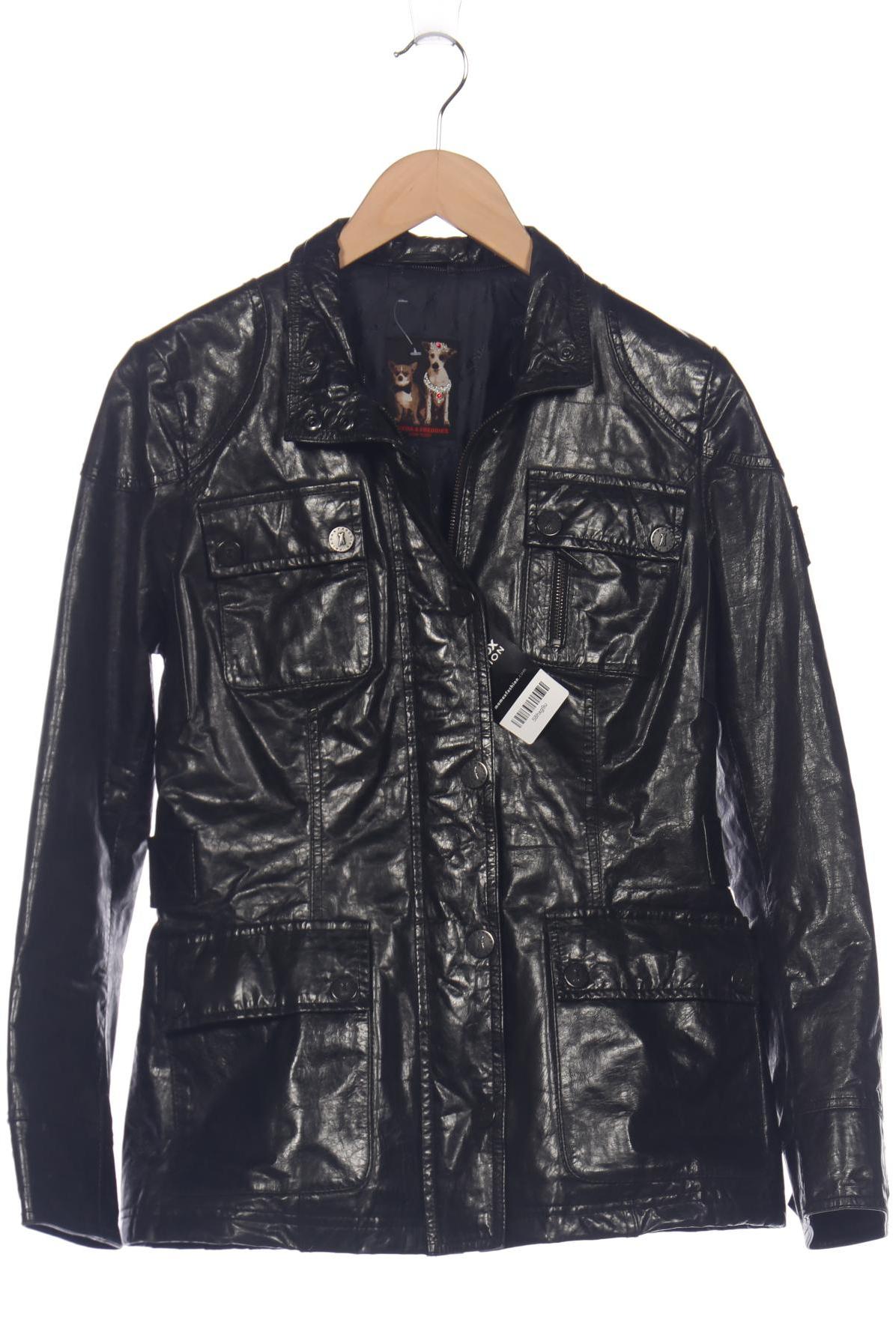 

Friedafreddies Damen Jacke, schwarz, Gr. 38