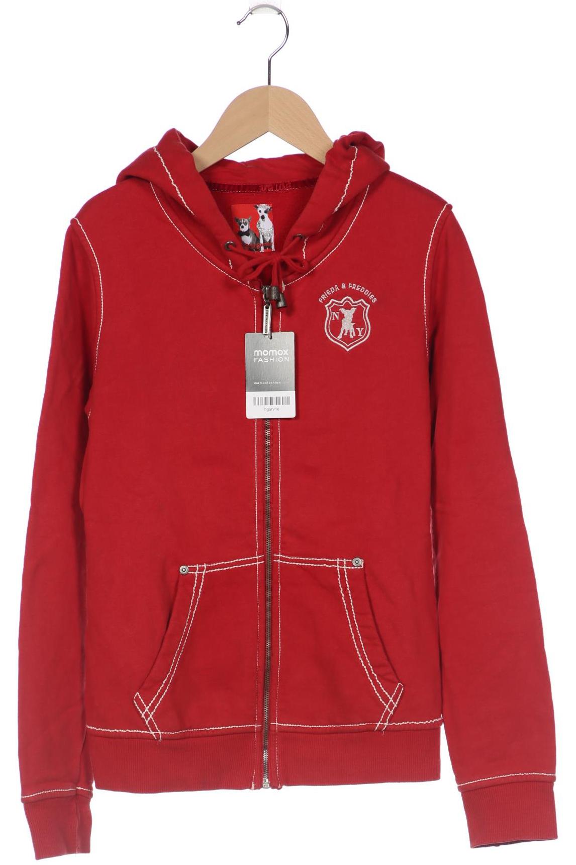 

Friedafreddies Damen Kapuzenpullover, rot, Gr. 36