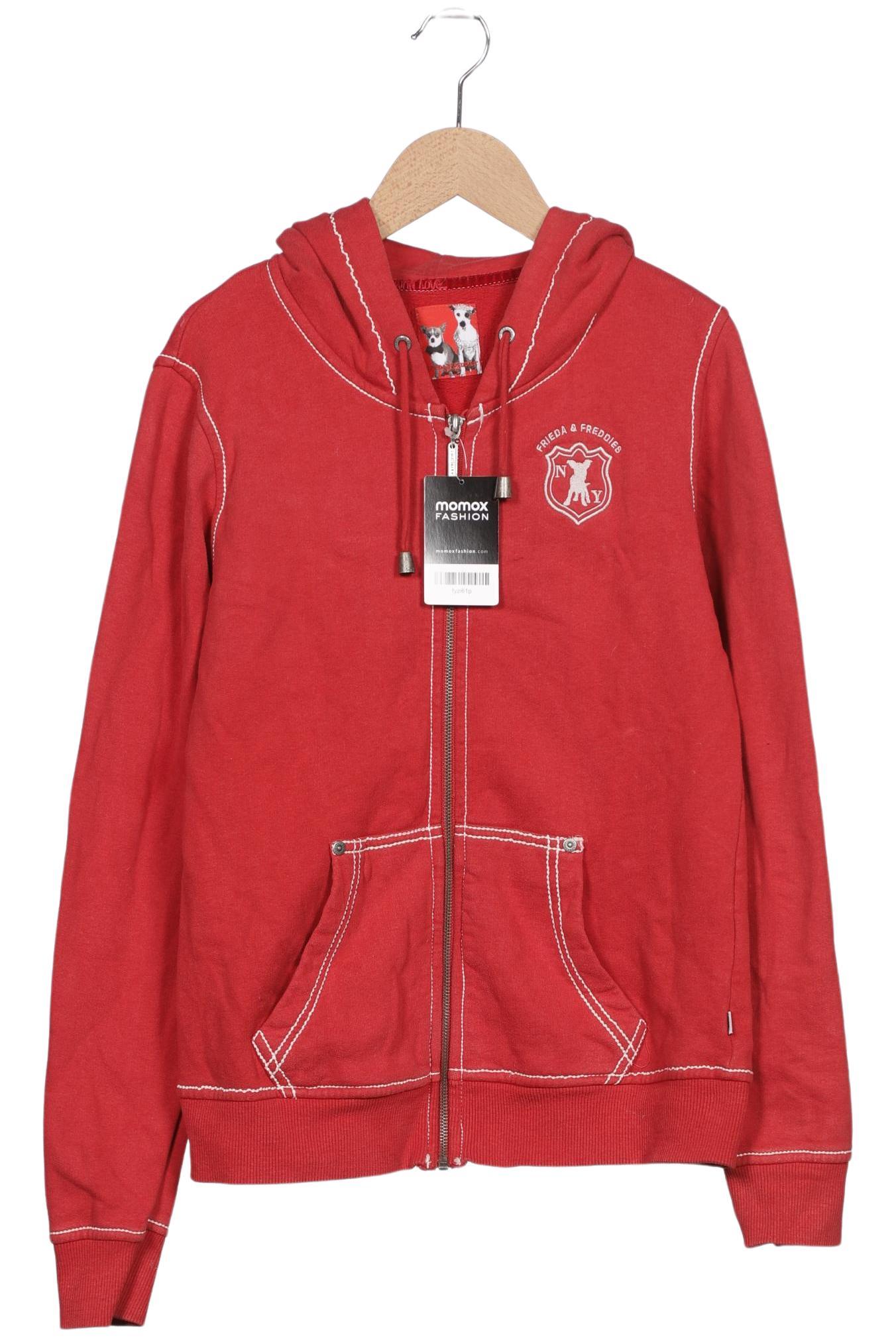 

Friedafreddies Damen Kapuzenpullover, rot, Gr. 36