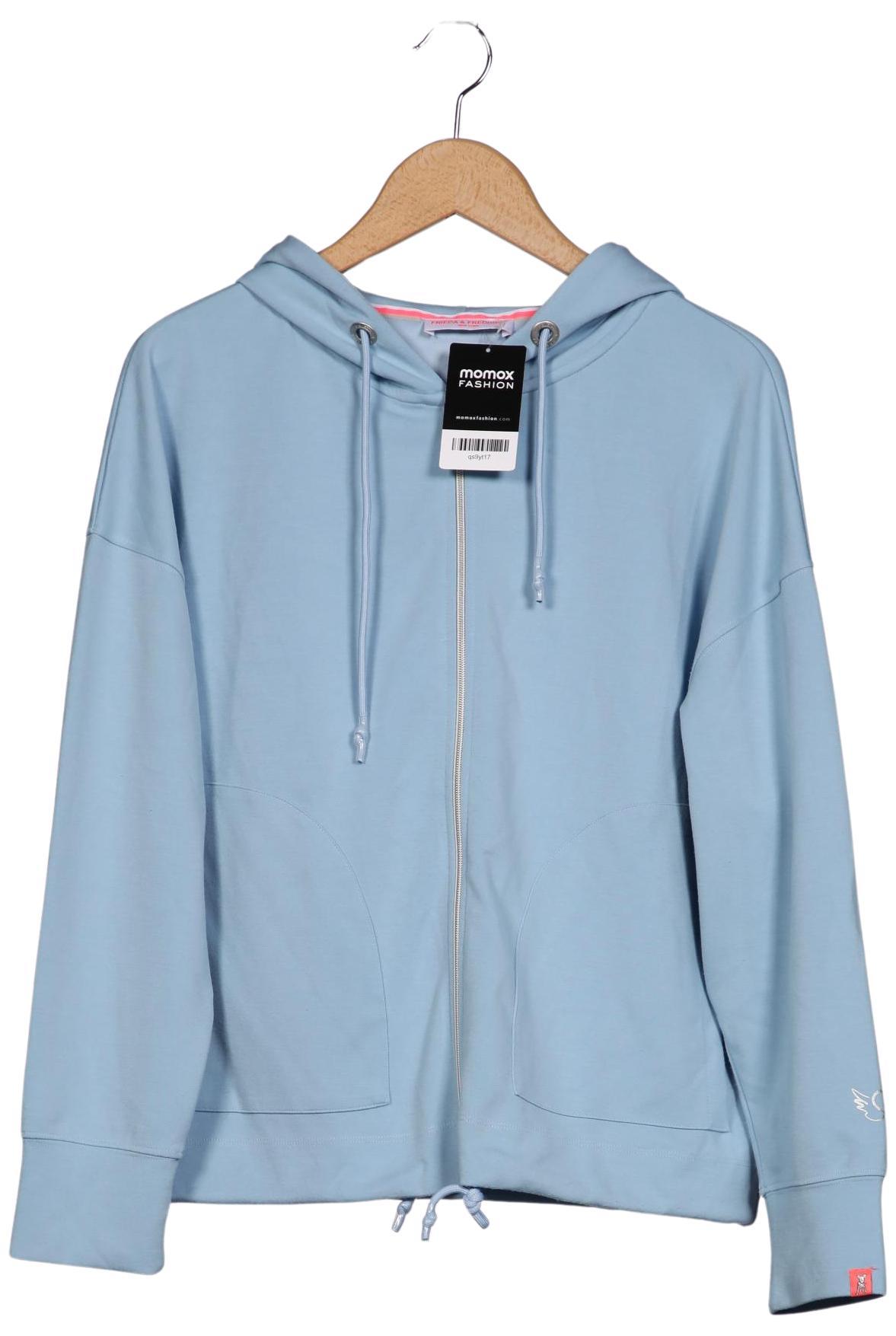 

Friedafreddies Damen Kapuzenpullover, hellblau, Gr. 38