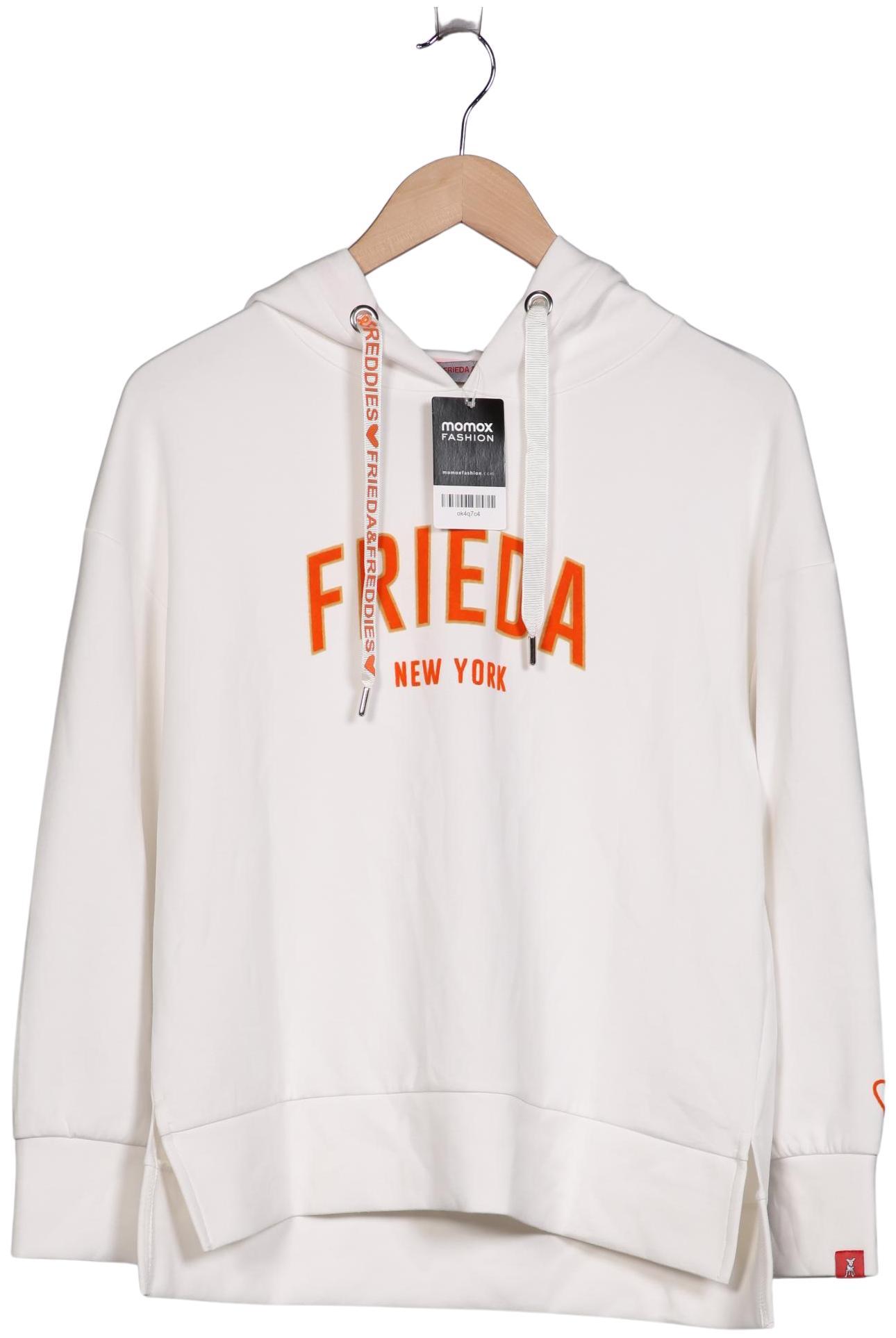 

Friedafreddies Damen Kapuzenpullover, weiß, Gr. 34