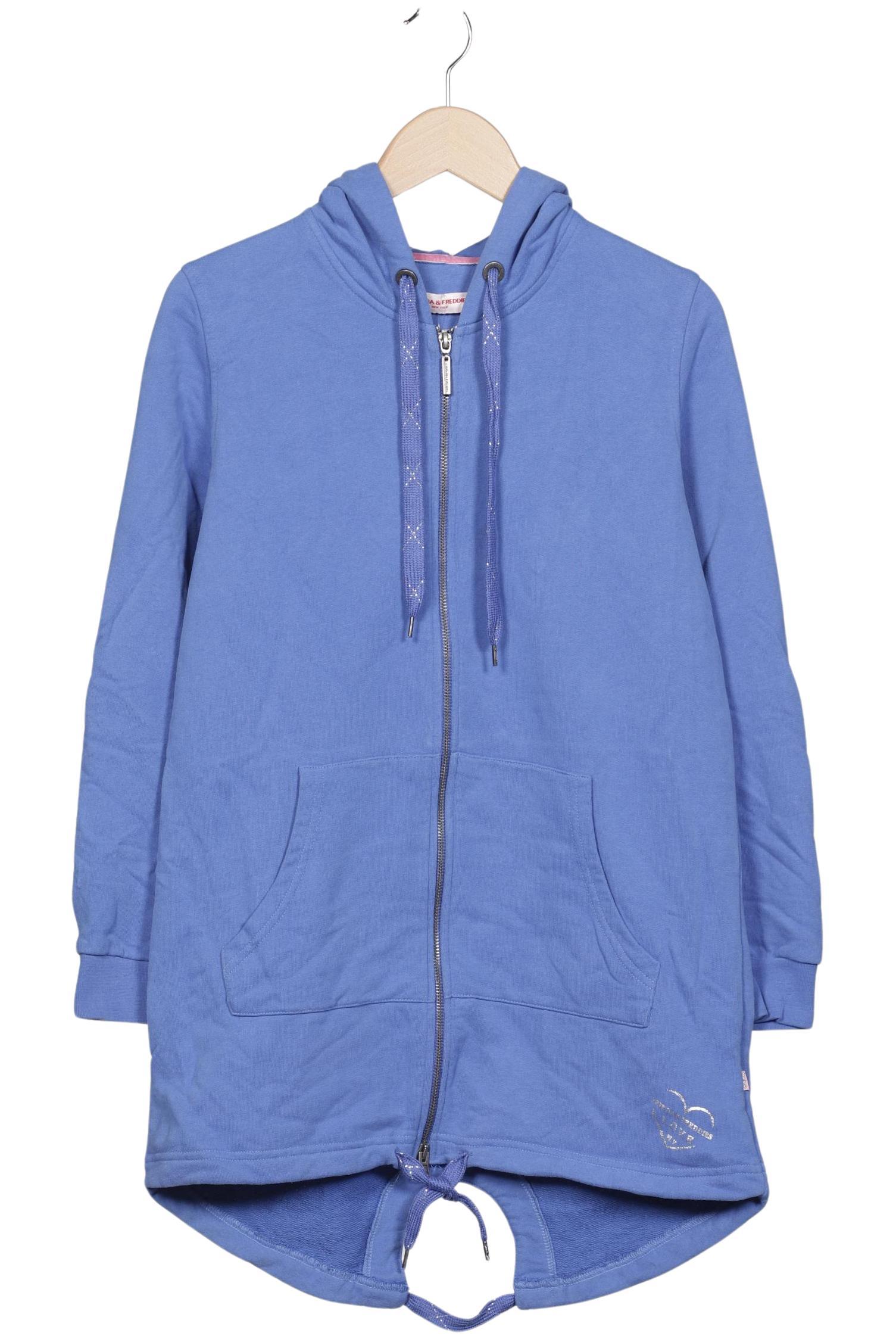 

Friedafreddies Damen Kapuzenpullover, blau, Gr. 40