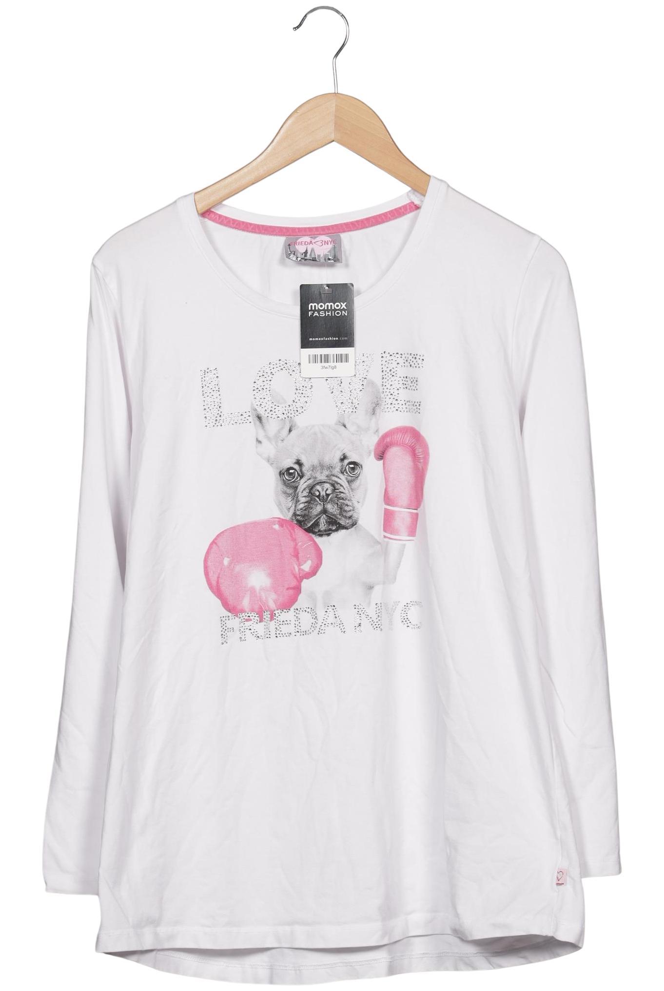 

Friedafreddies Damen Langarmshirt, weiß, Gr. 46