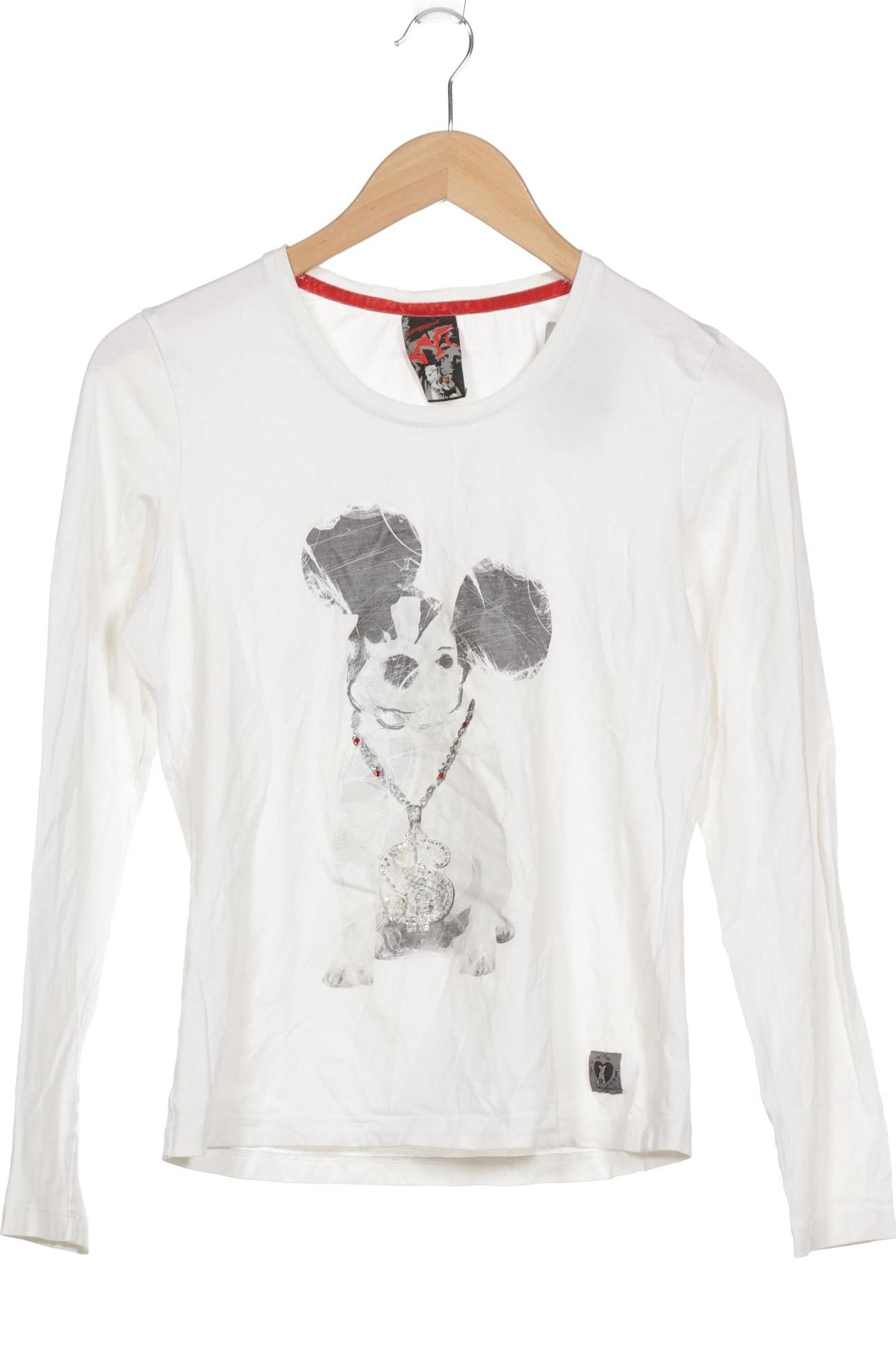 

Friedafreddies Damen Langarmshirt, weiß, Gr. 38