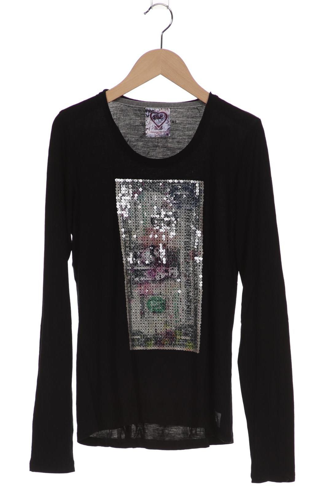 

Friedafreddies Damen Langarmshirt, schwarz, Gr. 38