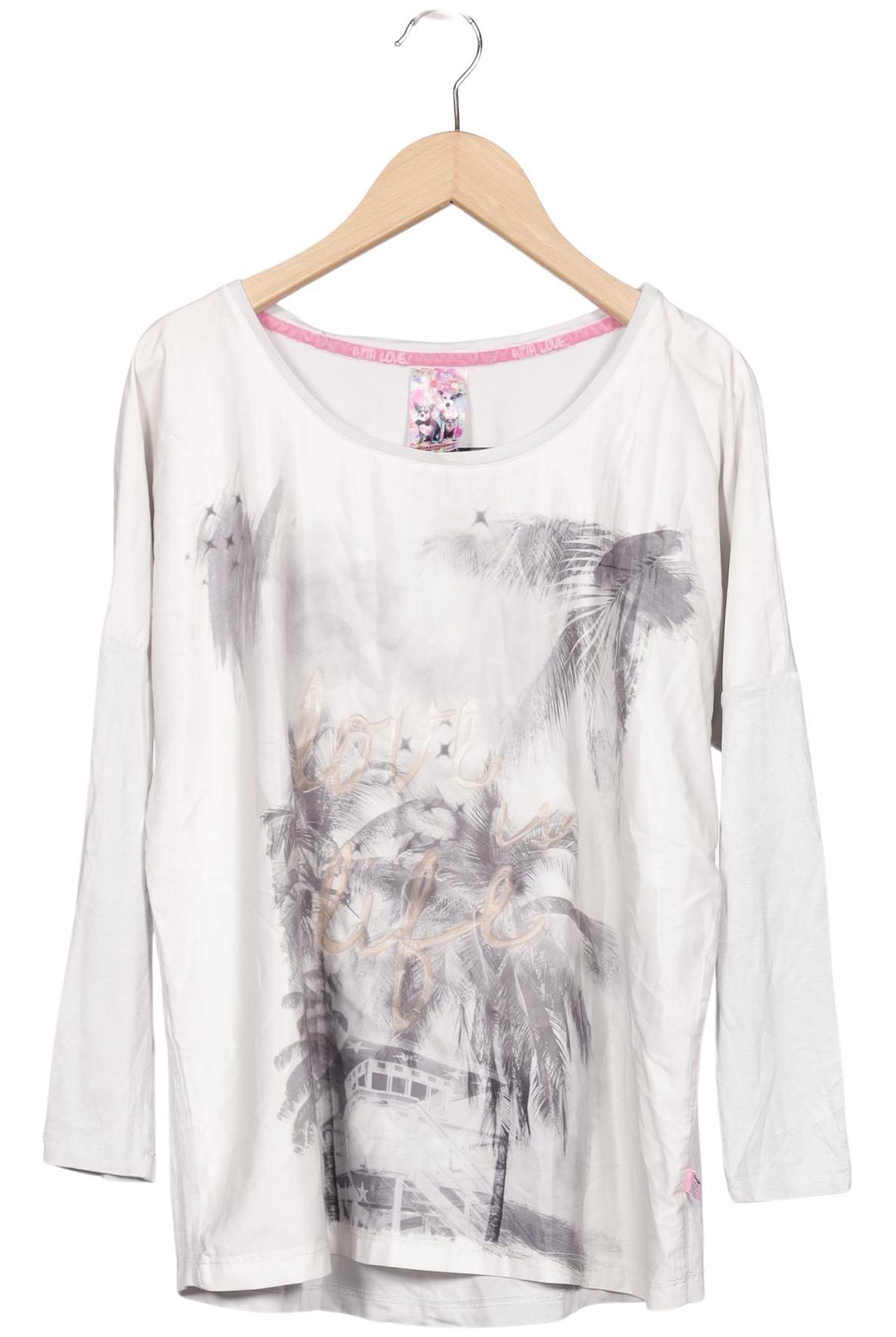 

Friedafreddies Damen Langarmshirt, weiß, Gr. 34