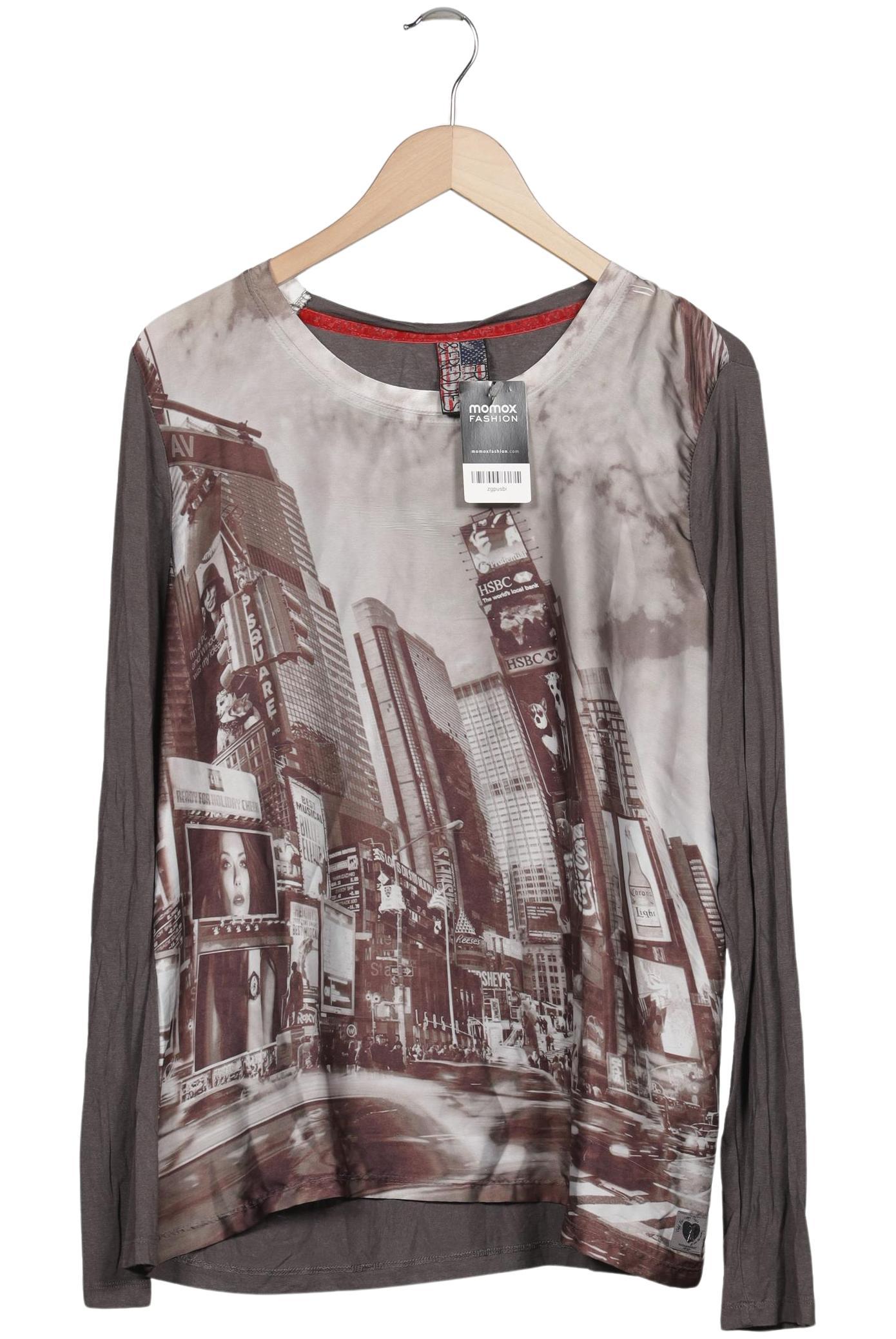 

Friedafreddies Damen Langarmshirt, grau, Gr. 46