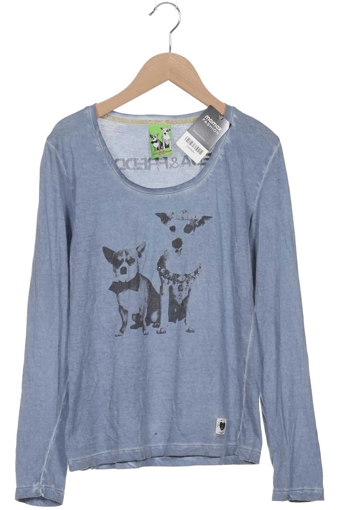 

Friedafreddies Damen Langarmshirt, blau, Gr. 38