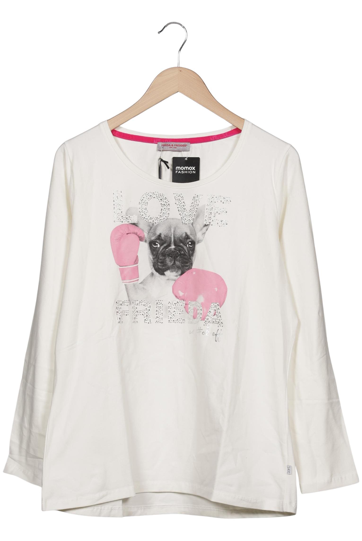 

Friedafreddies Damen Langarmshirt, weiß, Gr. 46