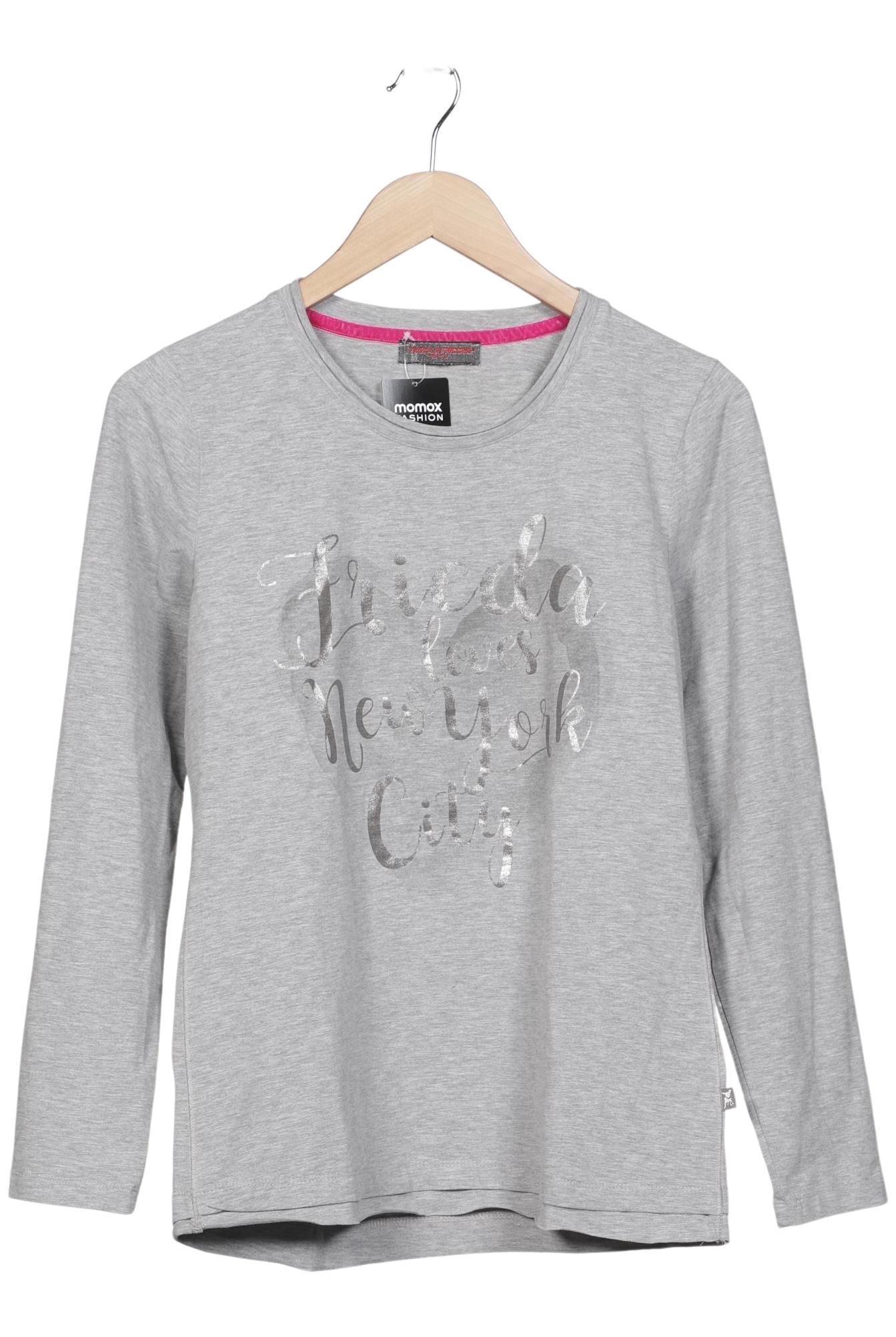 

Friedafreddies Damen Langarmshirt, grau, Gr. 40