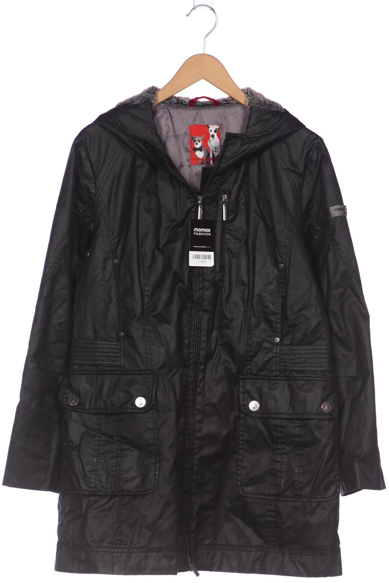 

Friedafreddies Damen Mantel, schwarz, Gr. 44