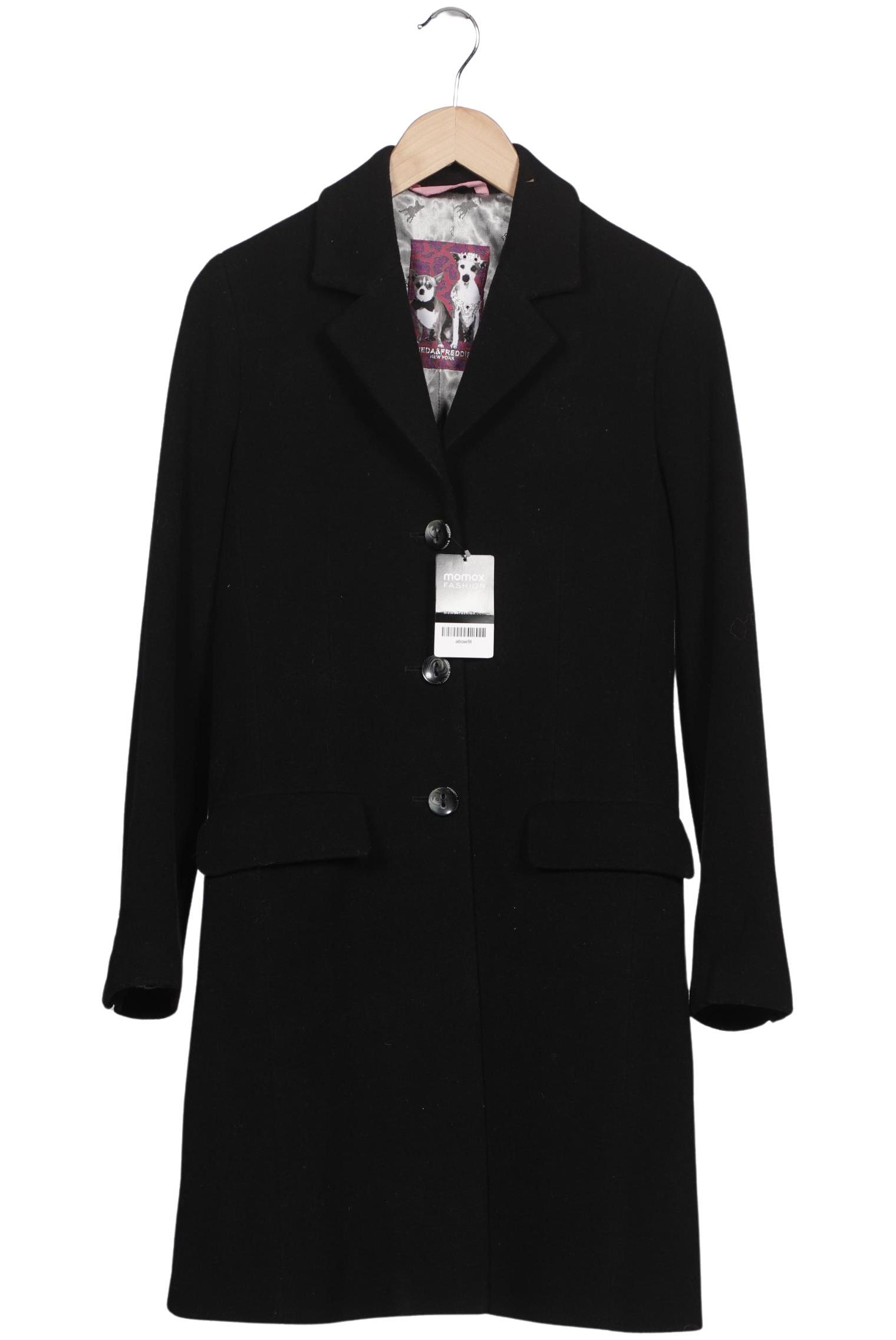 

Friedafreddies Damen Mantel, schwarz, Gr. 34