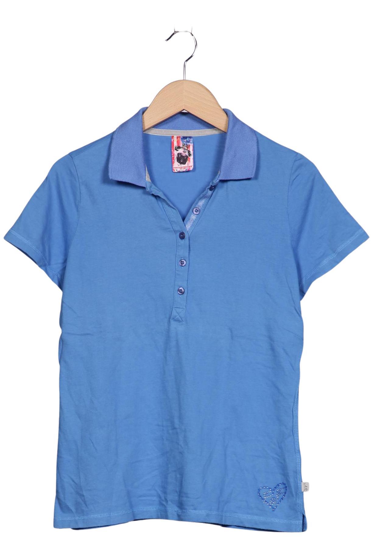 

Friedafreddies Damen Poloshirt, hellblau, Gr. 42