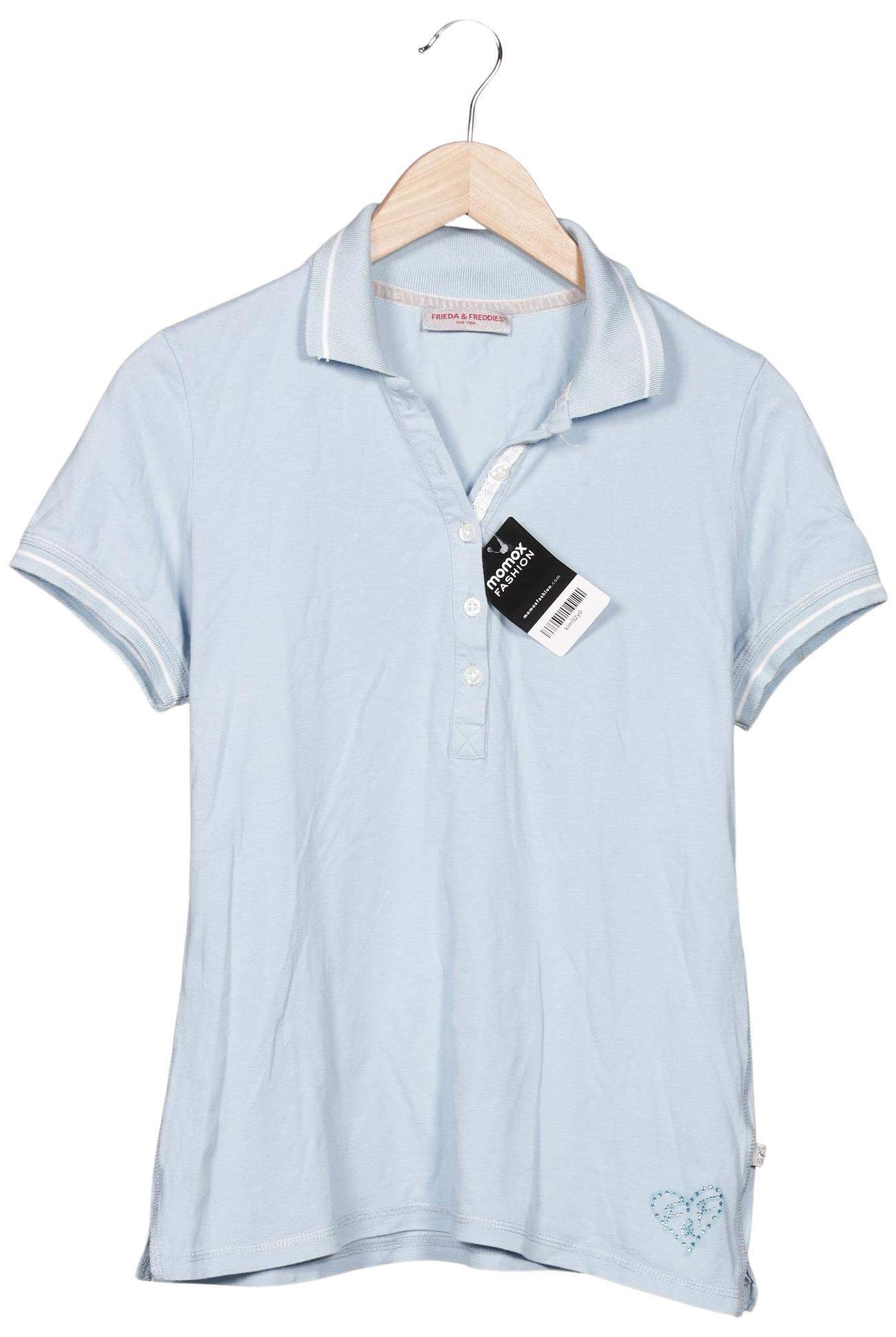 

Friedafreddies Damen Poloshirt, hellblau, Gr. 40