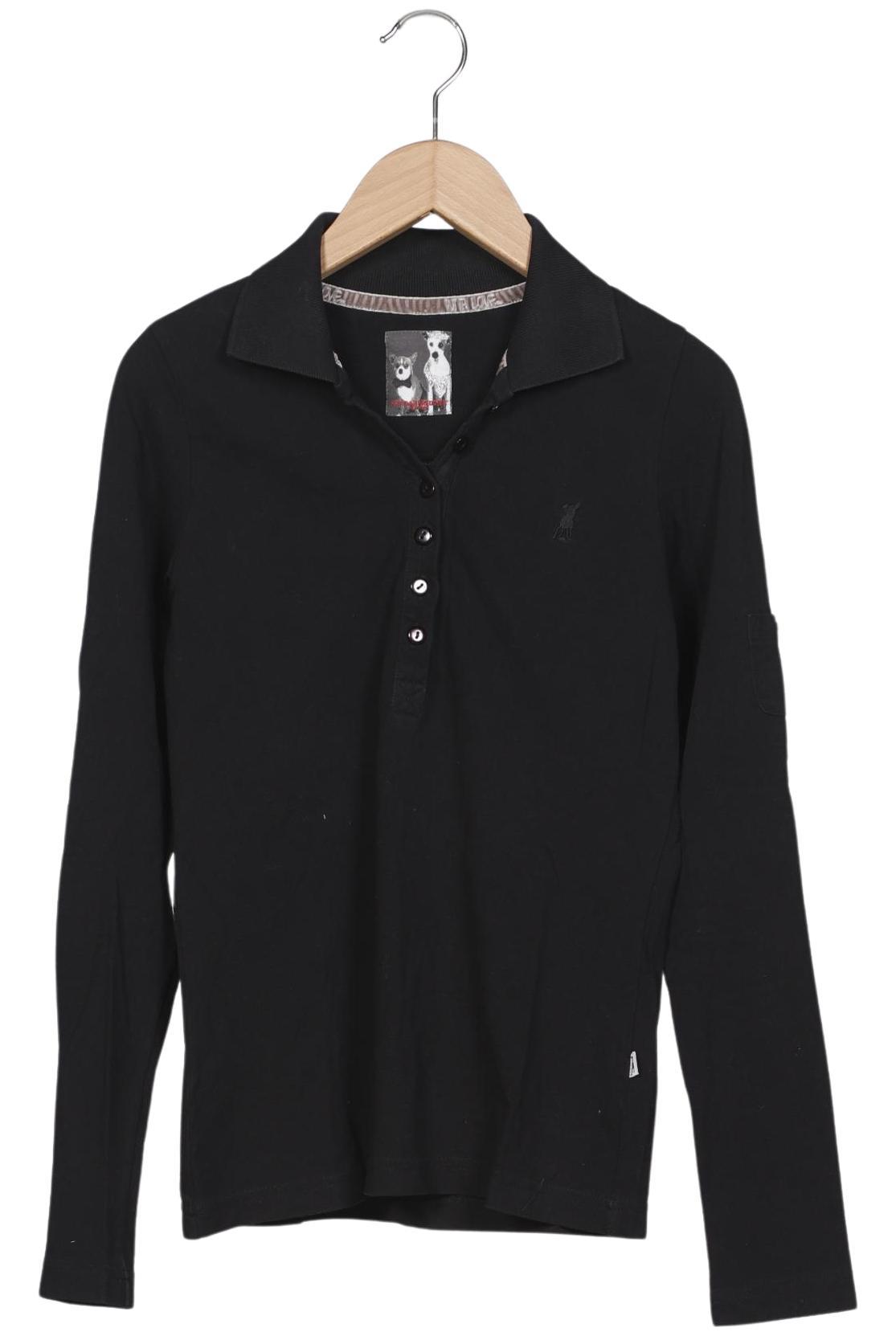 

Friedafreddies Damen Poloshirt, schwarz, Gr. 34