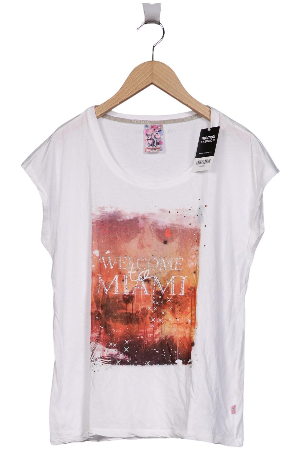

Friedafreddies Damen T-Shirt, weiß, Gr. 36