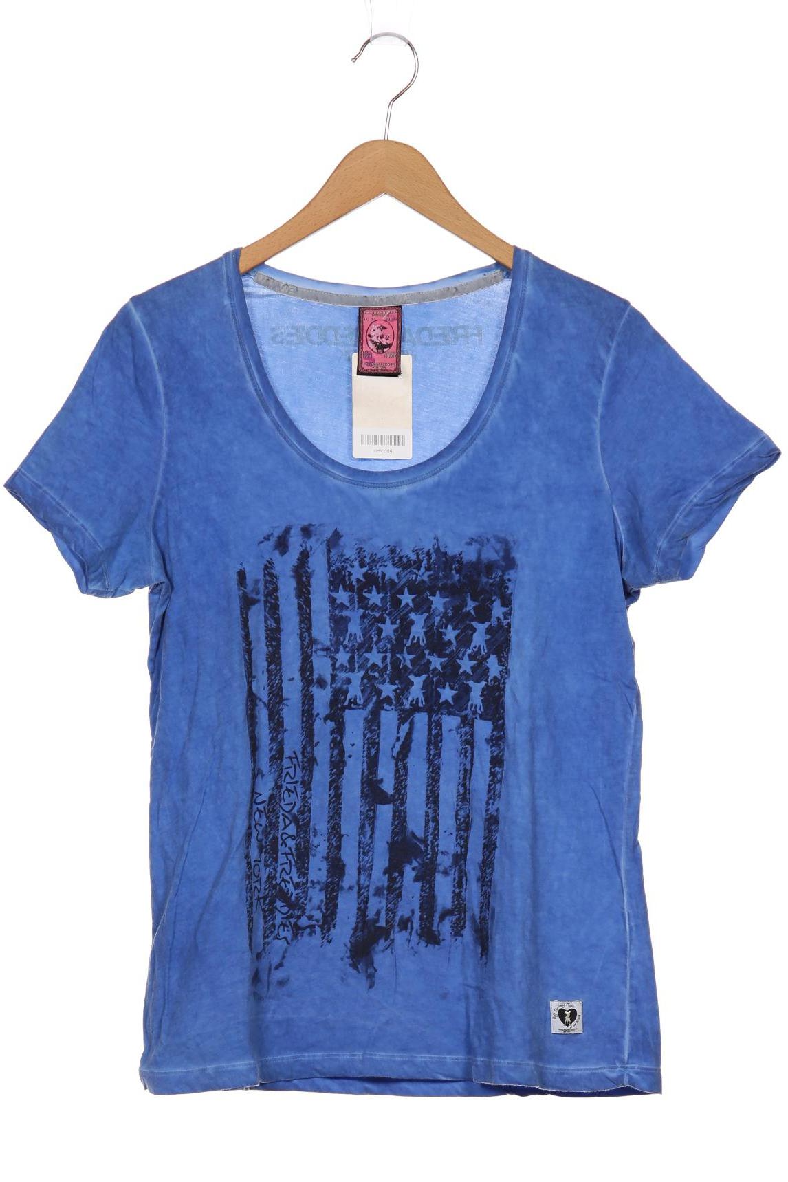 

Friedafreddies Damen T-Shirt, blau, Gr. 44