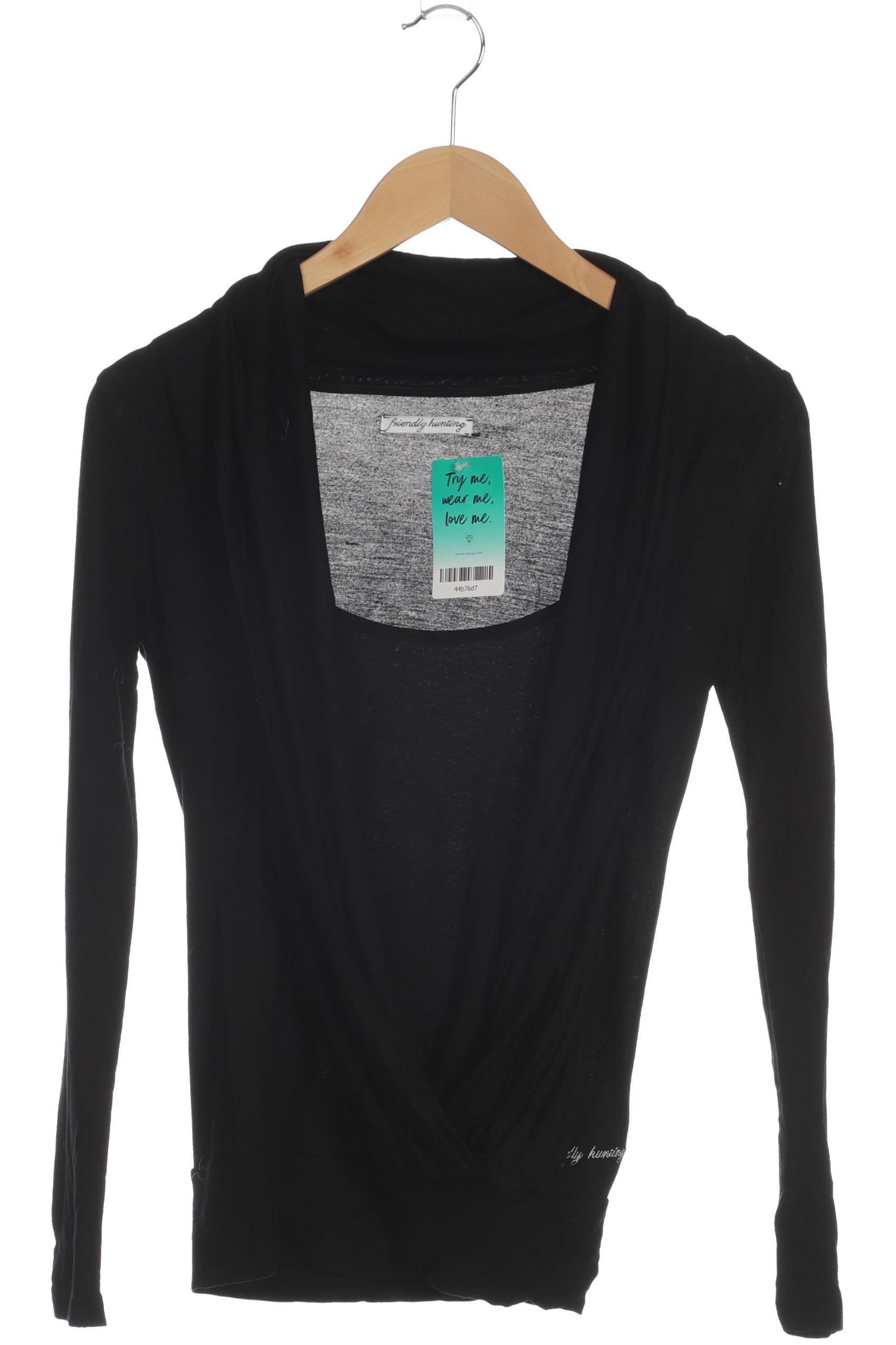 

Friendly Hunting Damen Langarmshirt, schwarz, Gr.