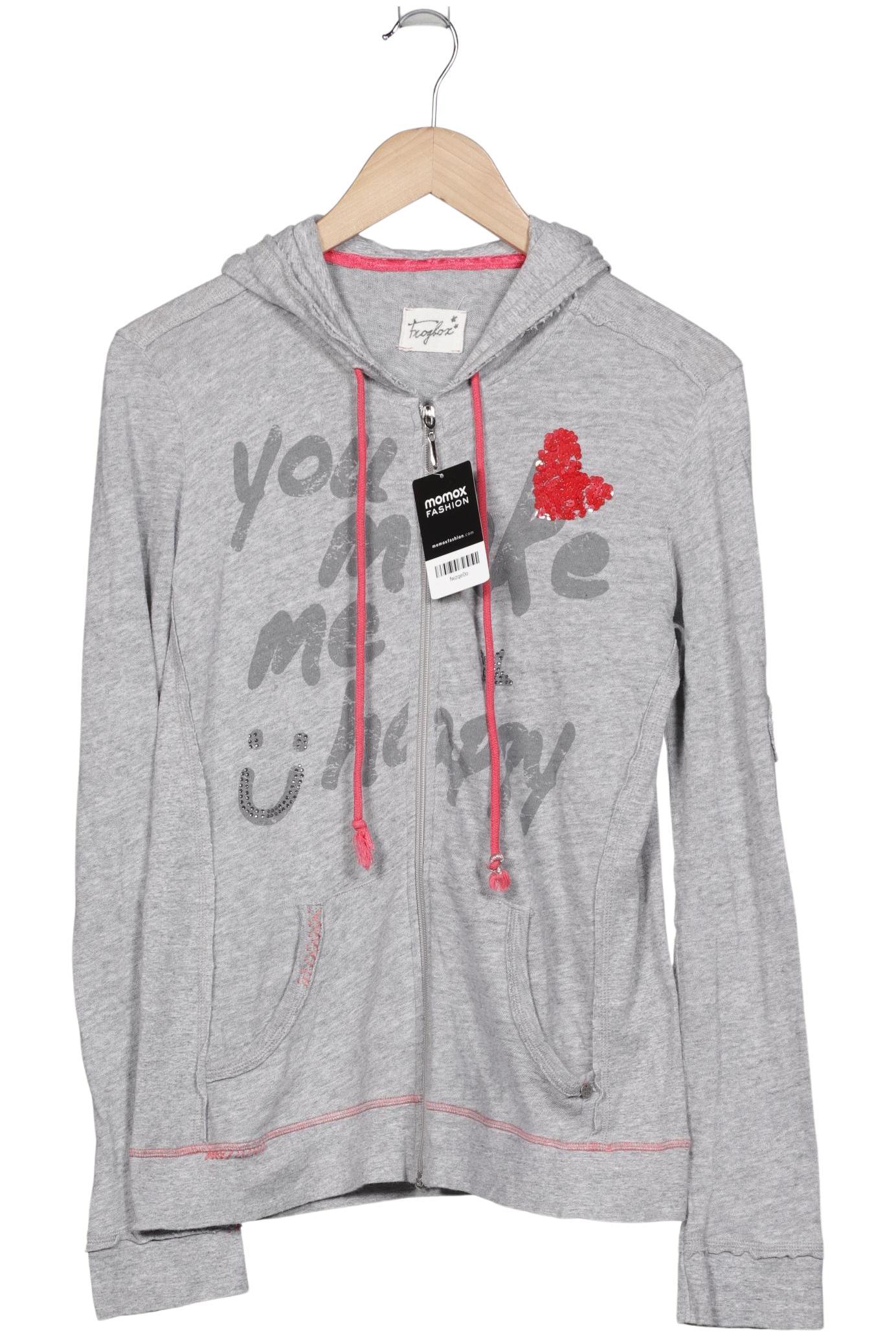 

Frogbox Damen Kapuzenpullover, grau, Gr. 36