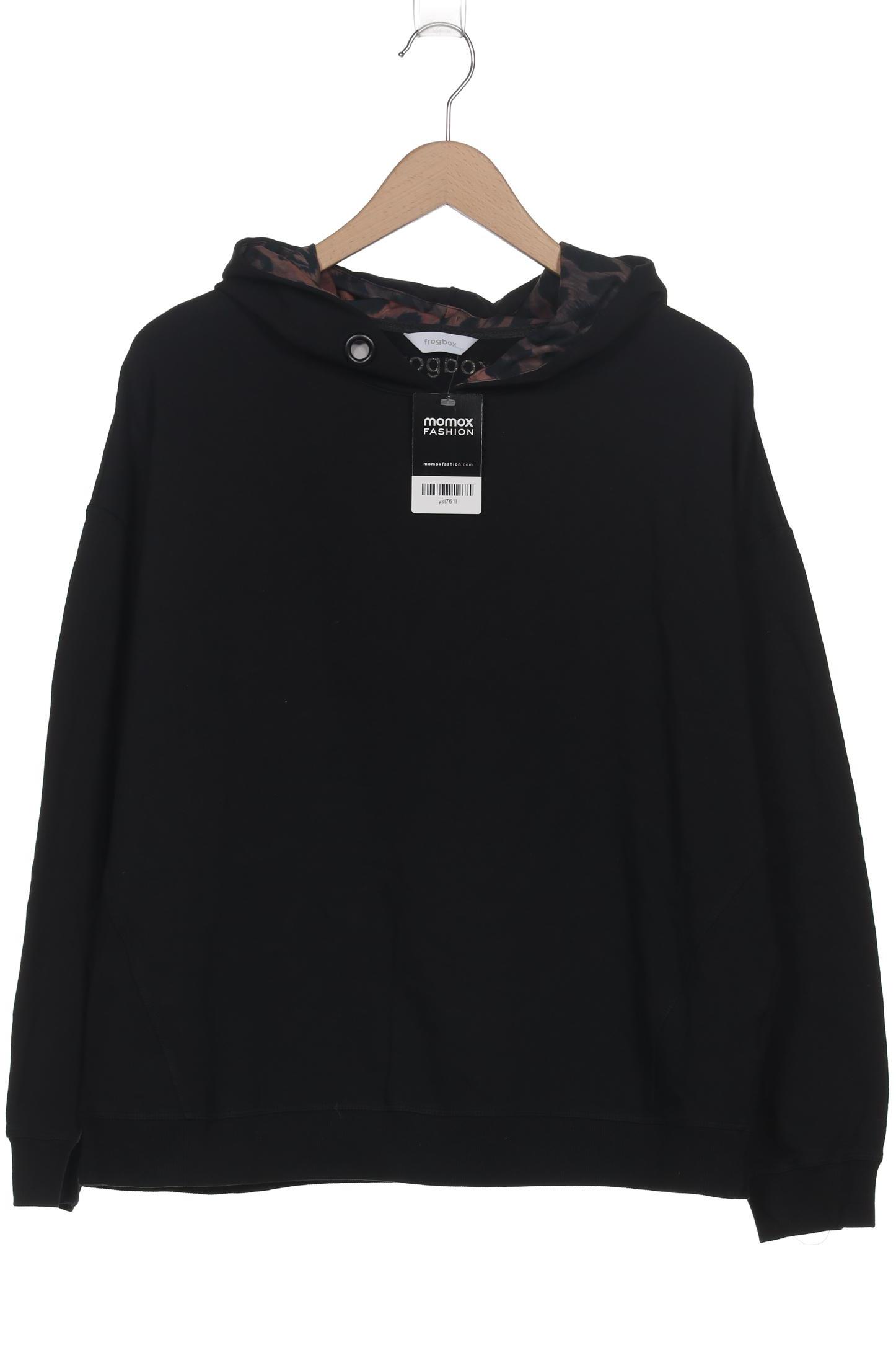 

Frogbox Damen Kapuzenpullover, schwarz, Gr. 42