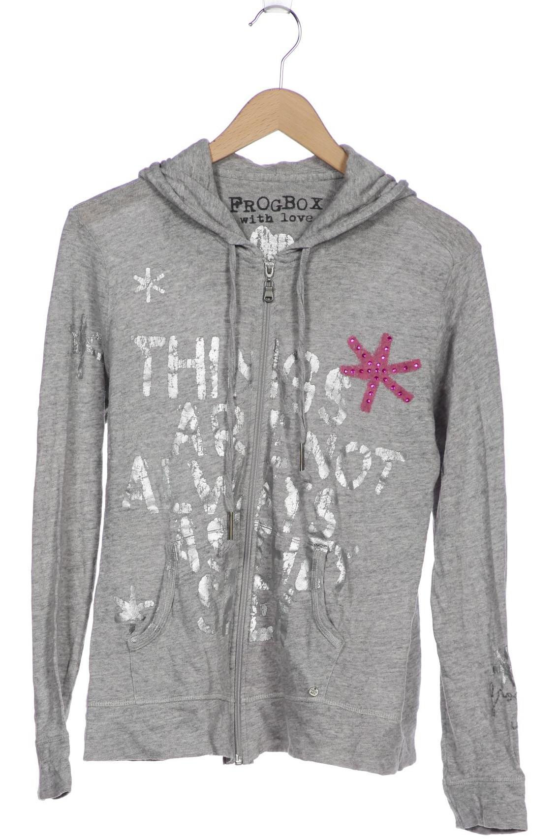 

Frogbox Damen Kapuzenpullover, grau, Gr. 40