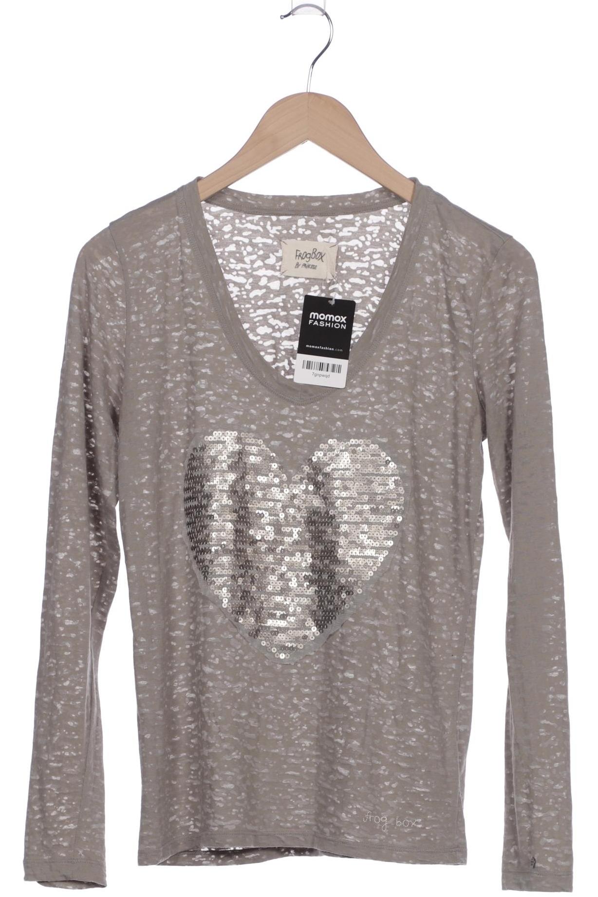 

Frogbox Damen Langarmshirt, grau, Gr. 38
