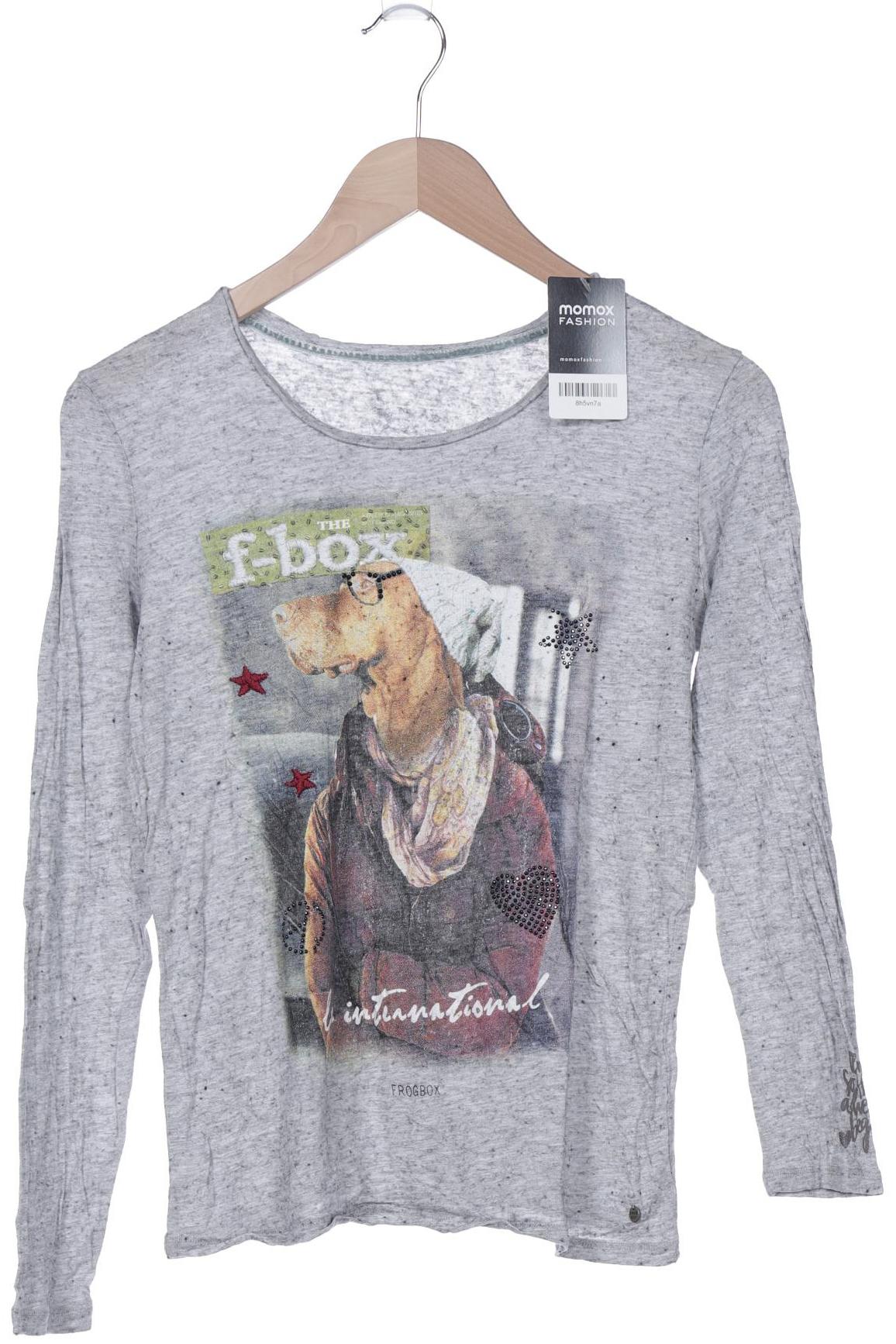

Frogbox Damen Langarmshirt, grau, Gr. 40