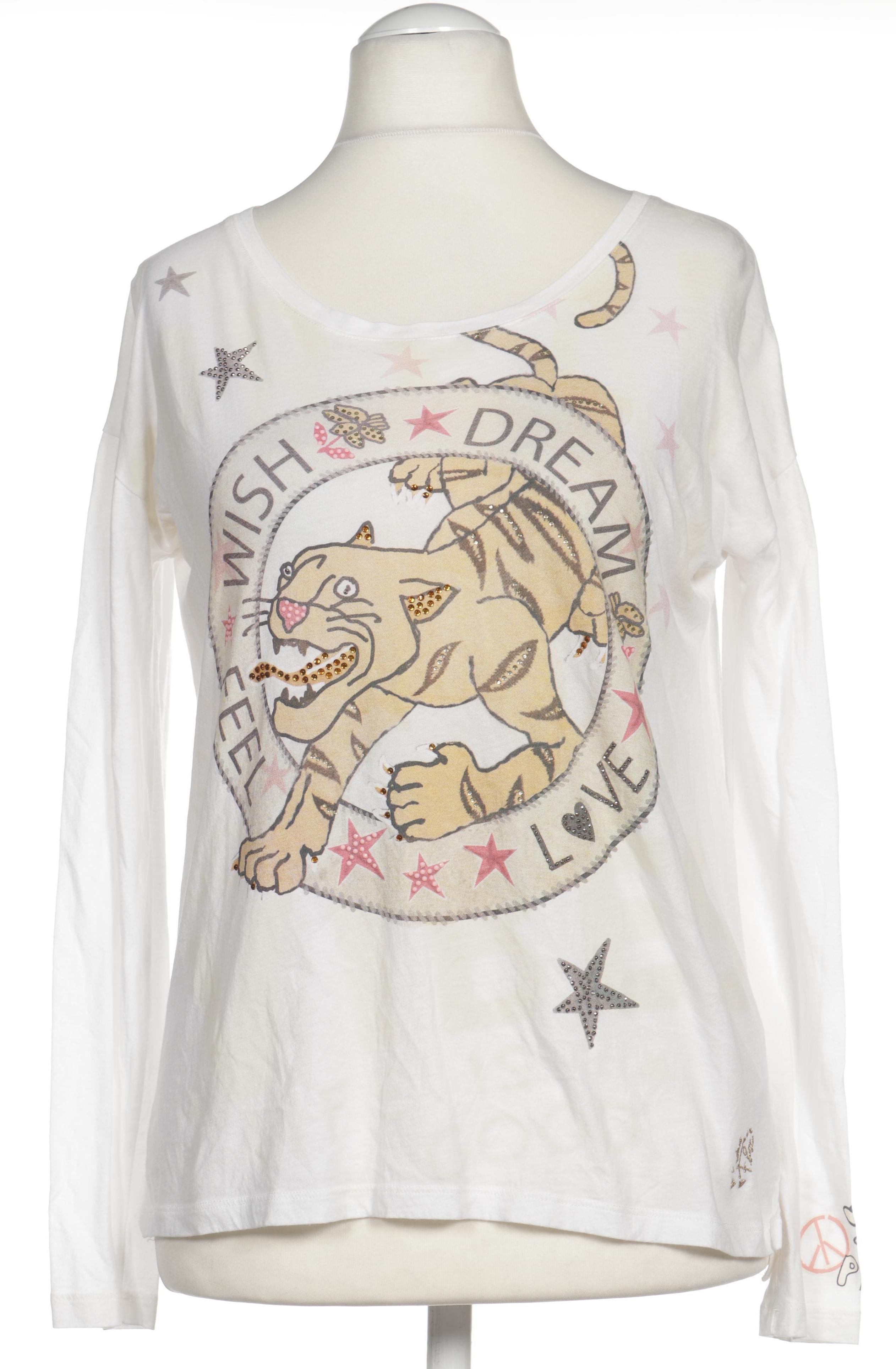 

Frogbox Damen Langarmshirt, weiß, Gr. 34