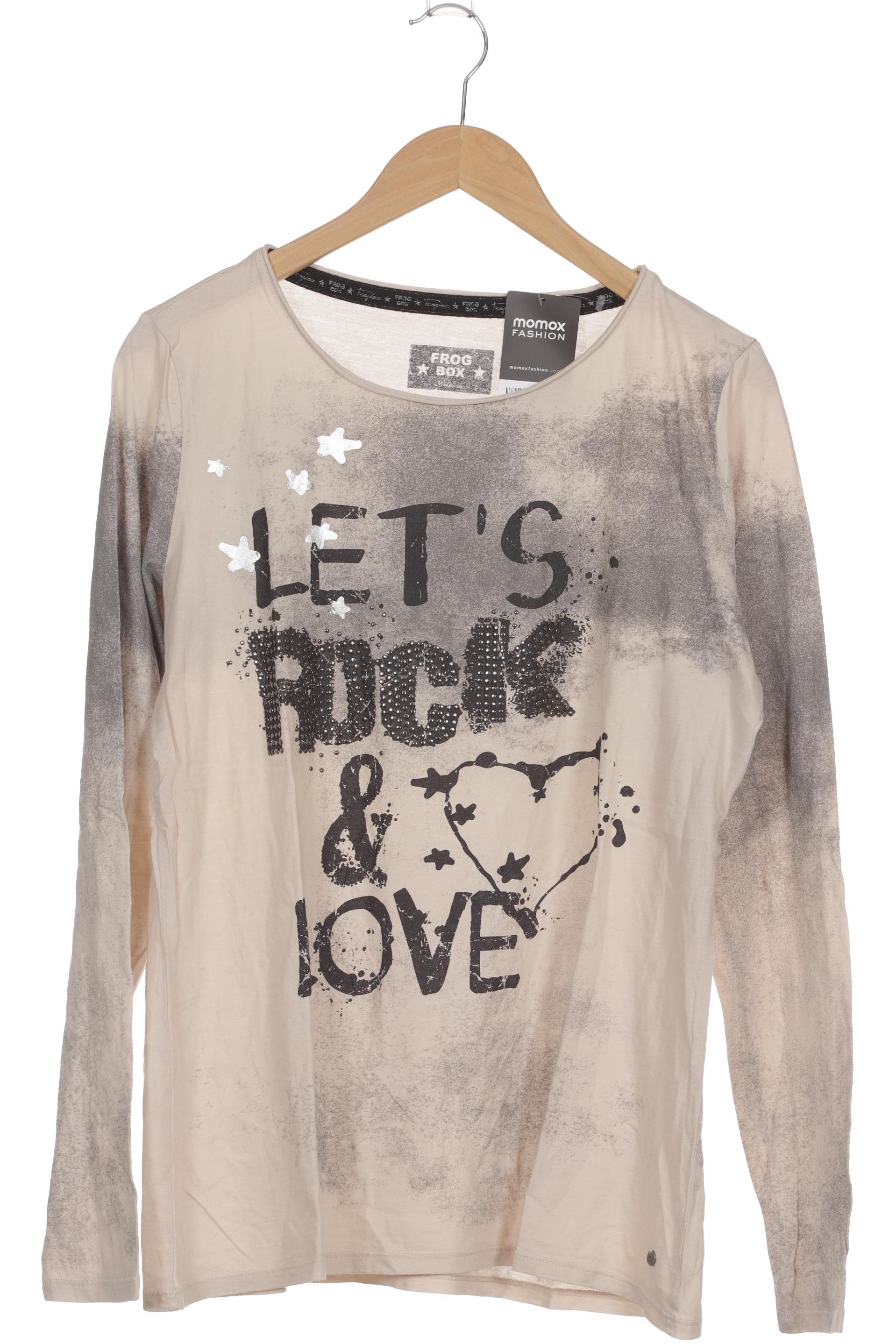 

Frogbox Damen Langarmshirt, beige, Gr.