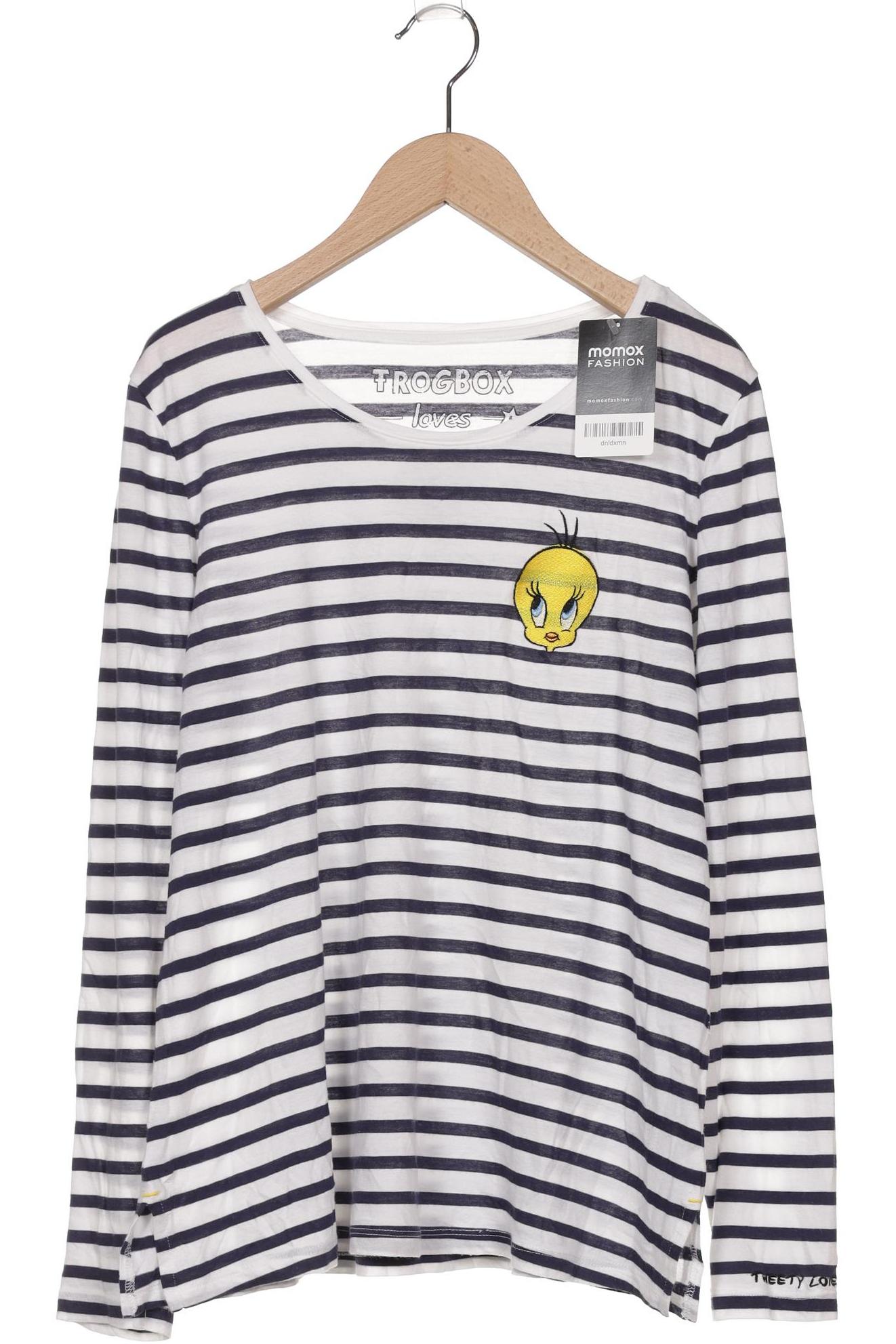 

Frogbox Damen Langarmshirt, weiß, Gr. 38