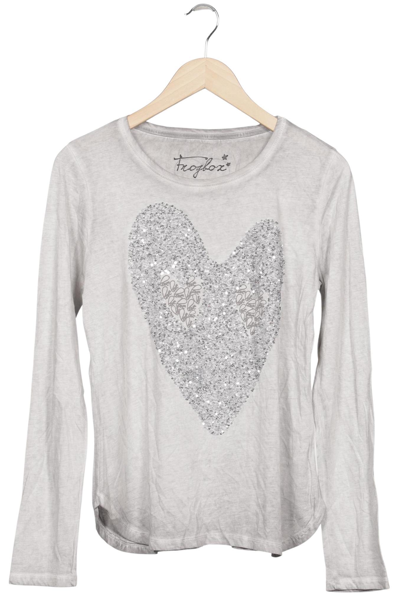 

Frogbox Damen Langarmshirt, grau, Gr. 38