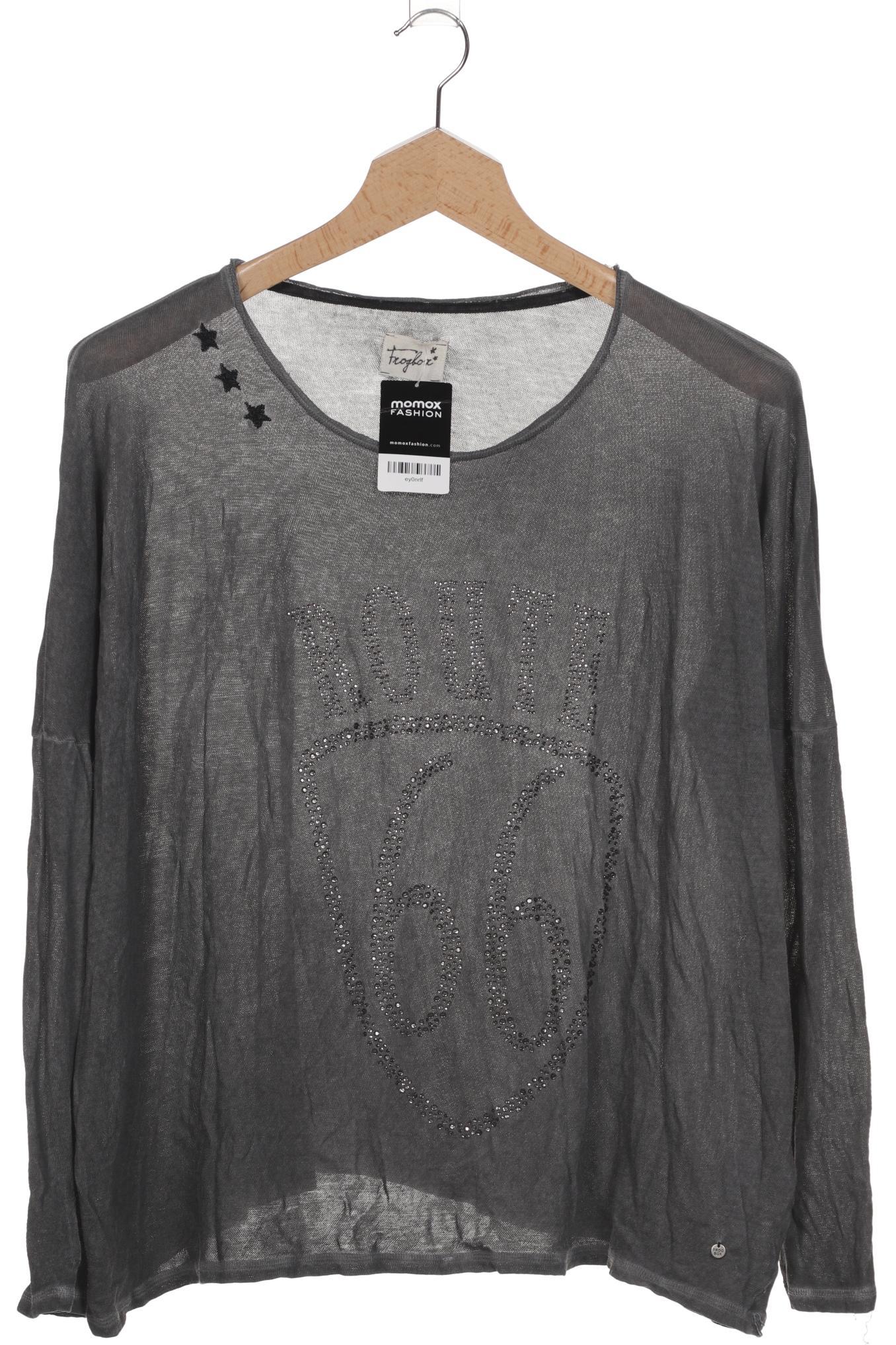 

Frogbox Damen Langarmshirt, grau, Gr. 38