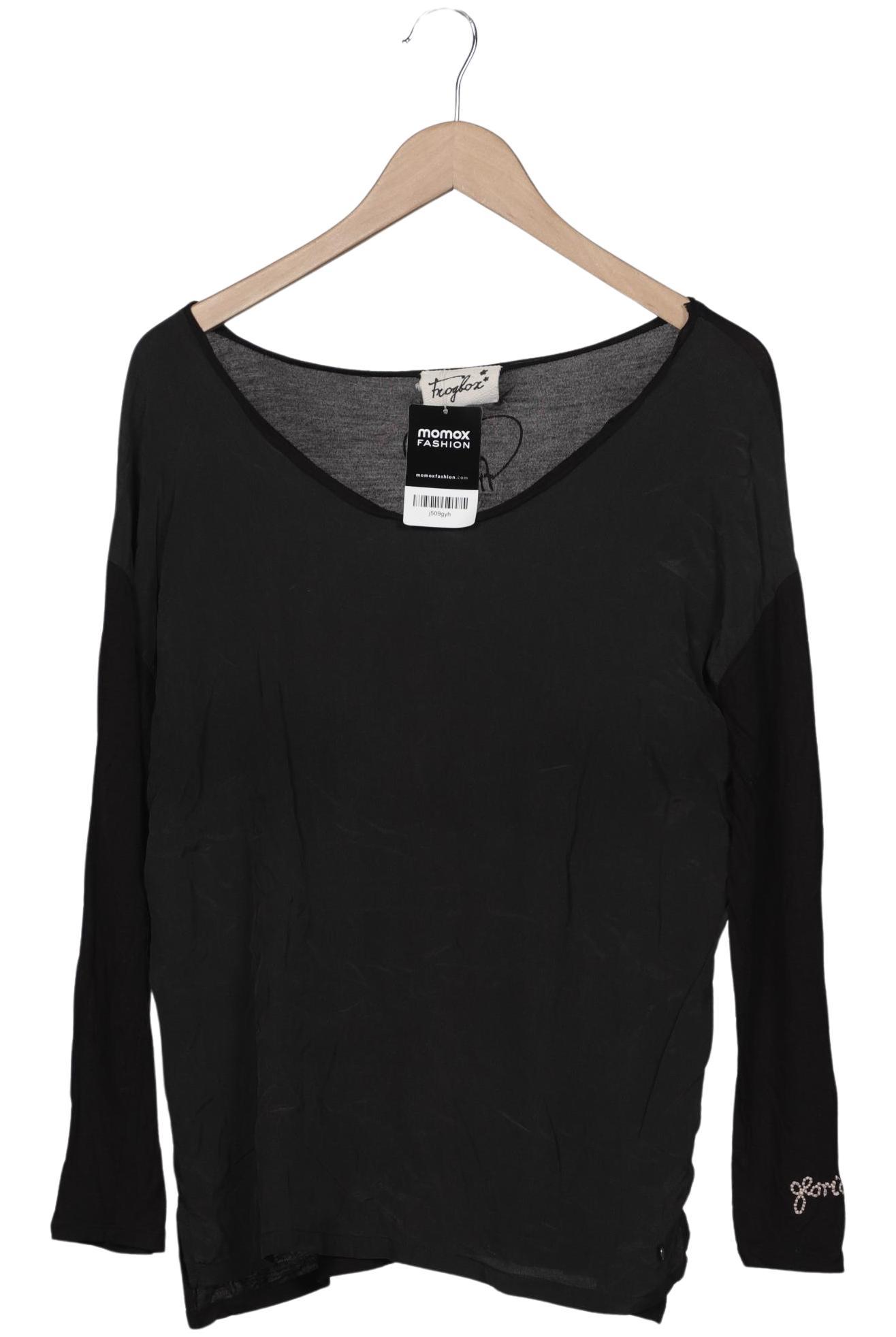 

Frogbox Damen Langarmshirt, schwarz, Gr. 40