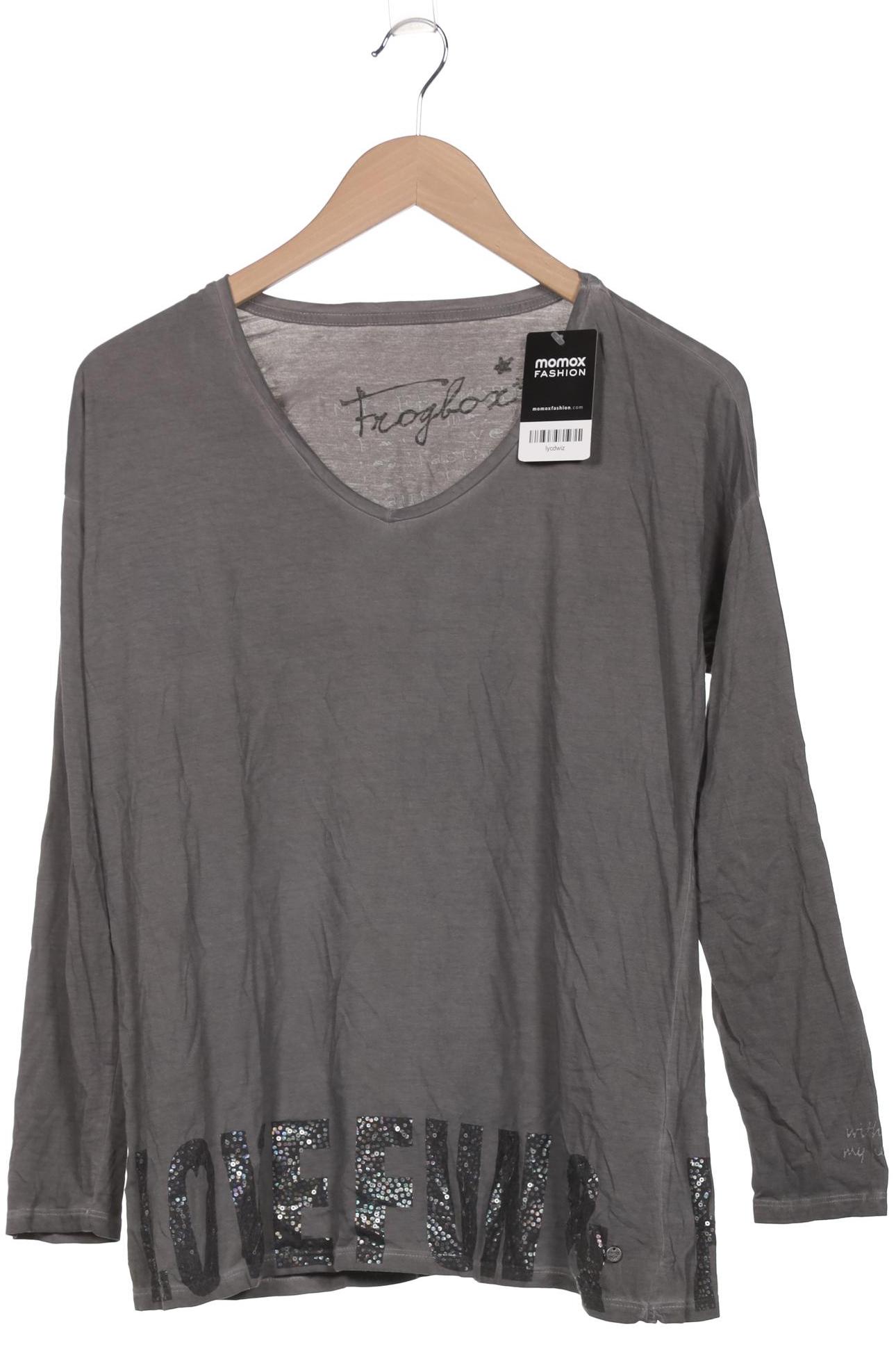 

Frogbox Damen Langarmshirt, grau, Gr. 40