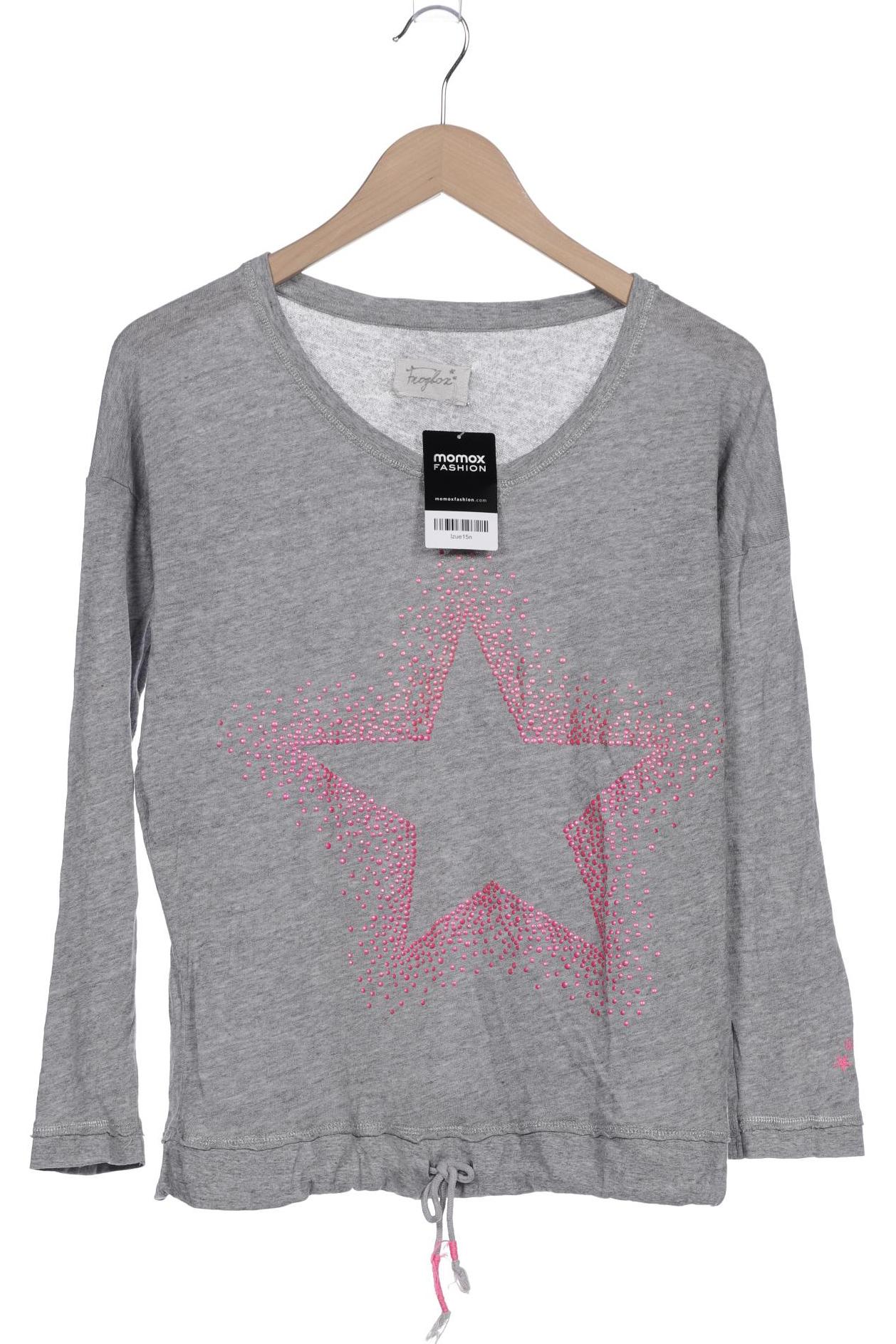 

Frogbox Damen Langarmshirt, grau, Gr. 36