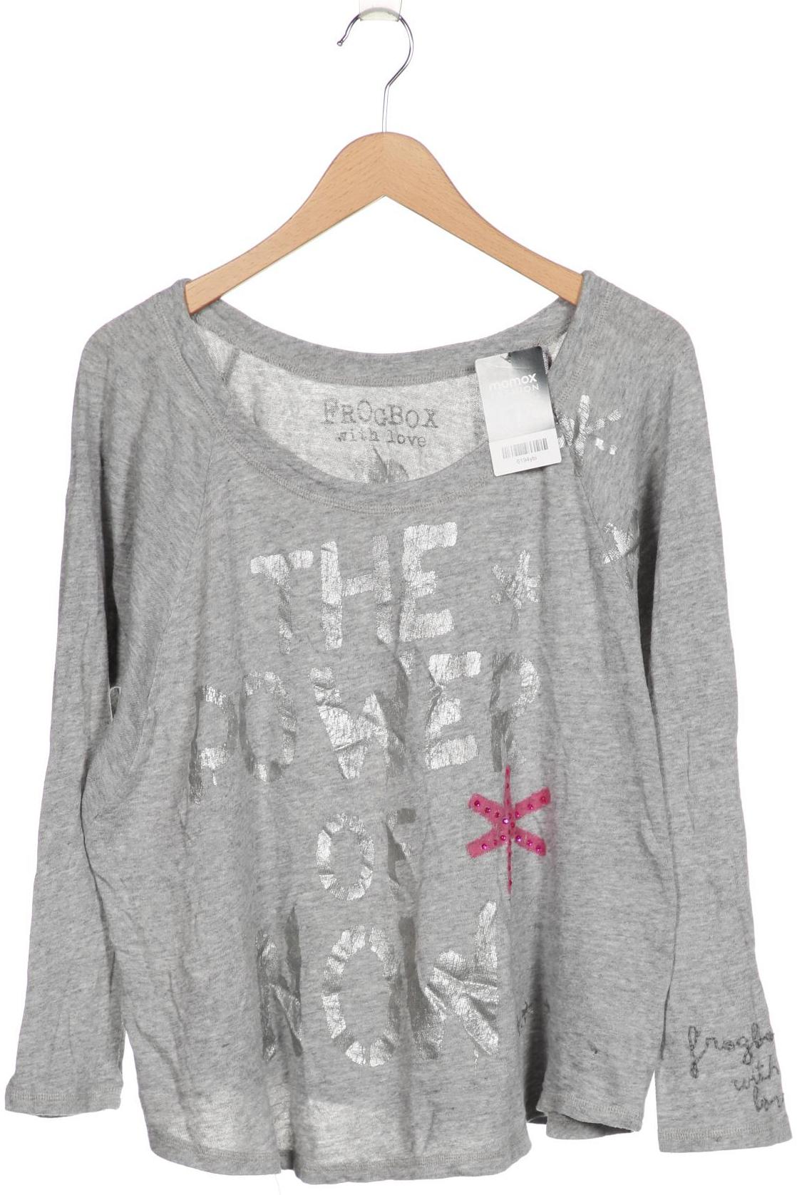 

Frogbox Damen Langarmshirt, grau, Gr. 40