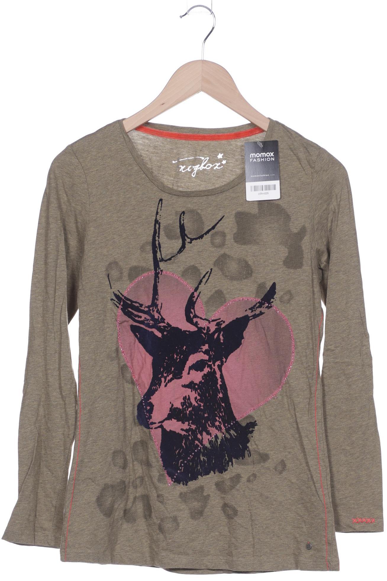 

Frogbox Damen Langarmshirt, grün, Gr. 36