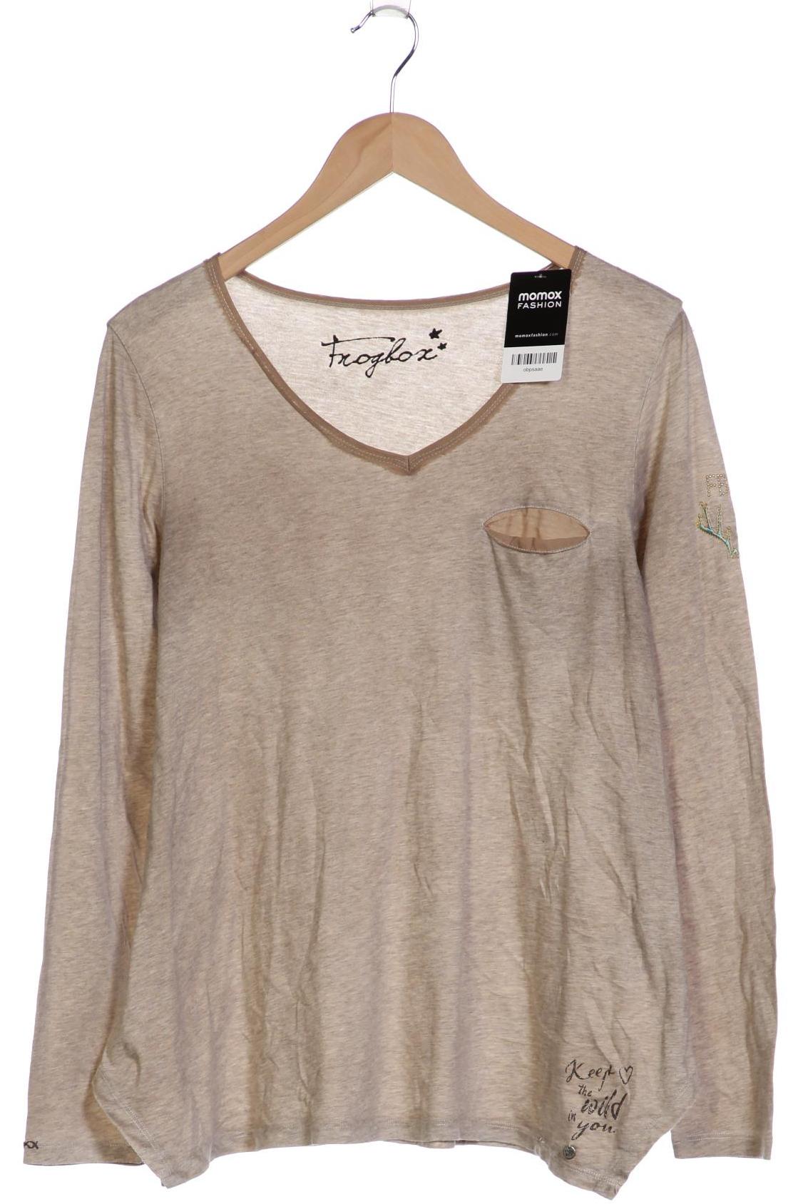 

Frogbox Damen Langarmshirt, beige, Gr. 38