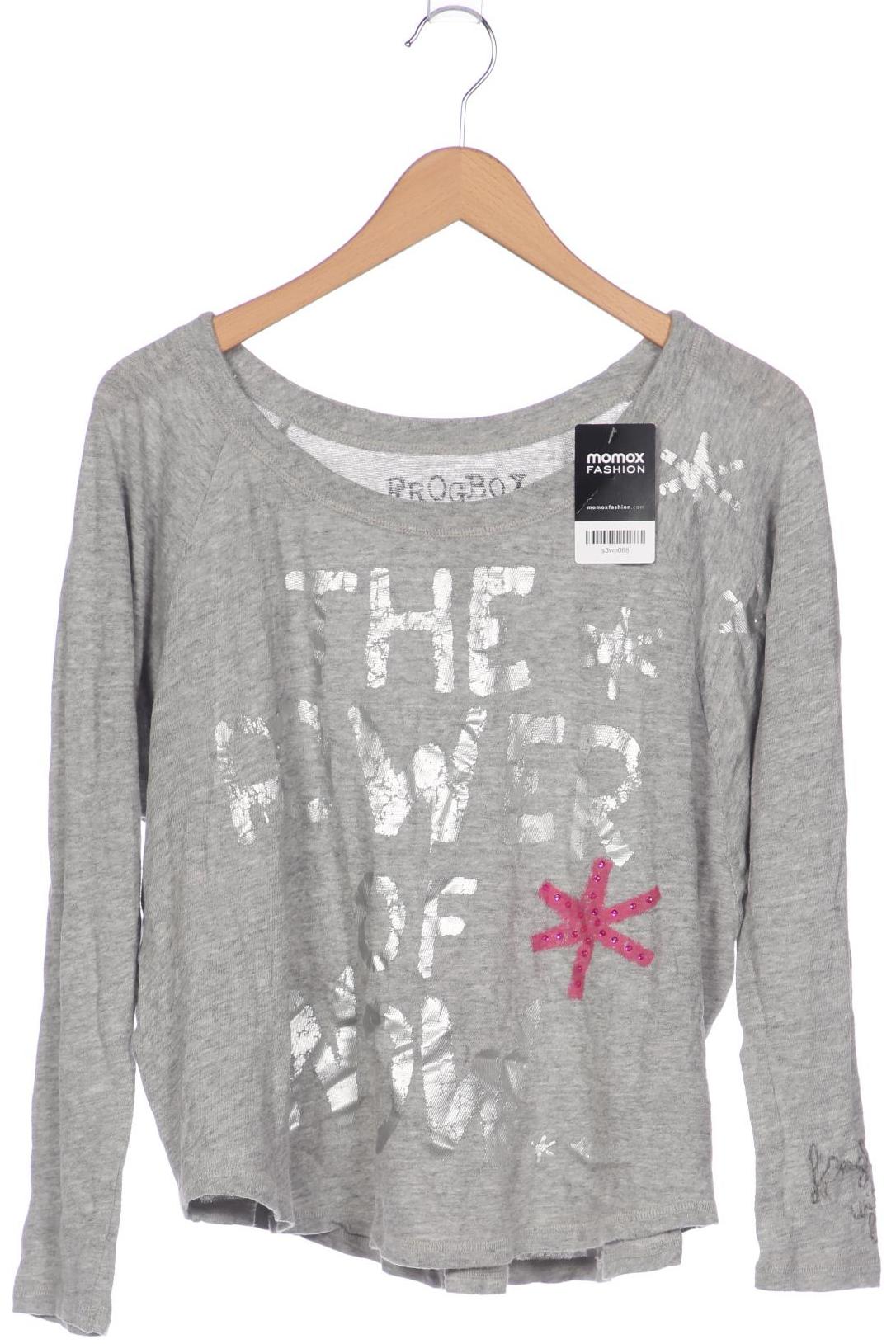 

Frogbox Damen Langarmshirt, grau, Gr. 36