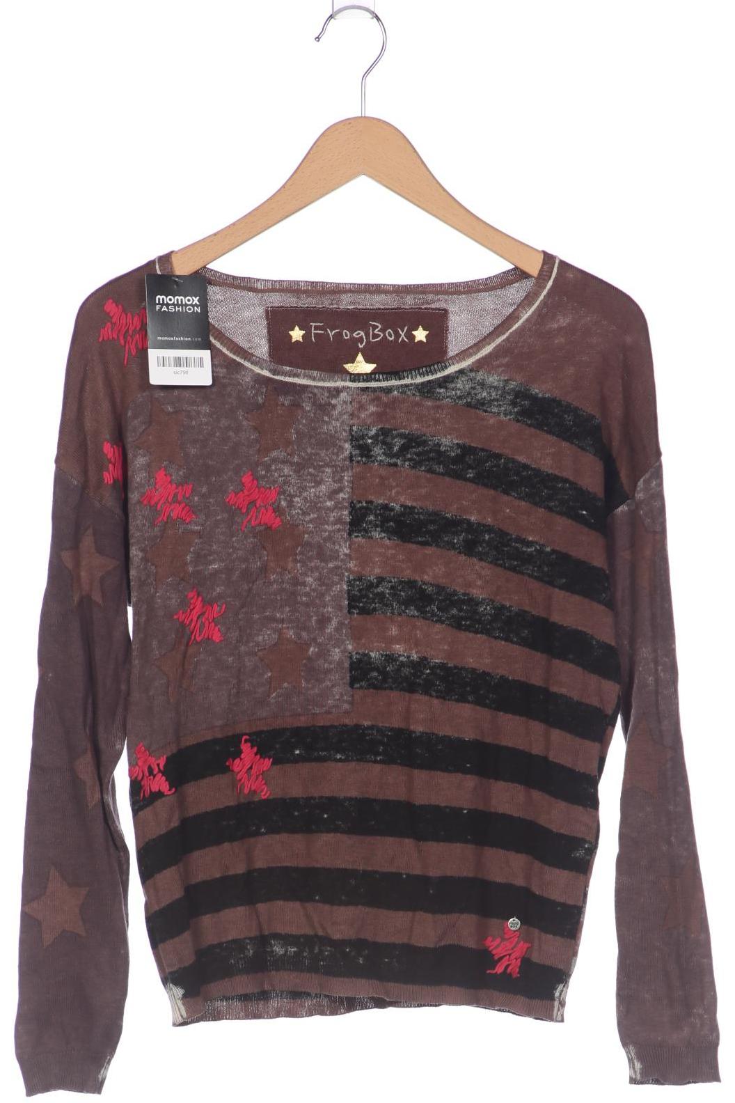 

Frogbox Damen Langarmshirt, braun, Gr. 38