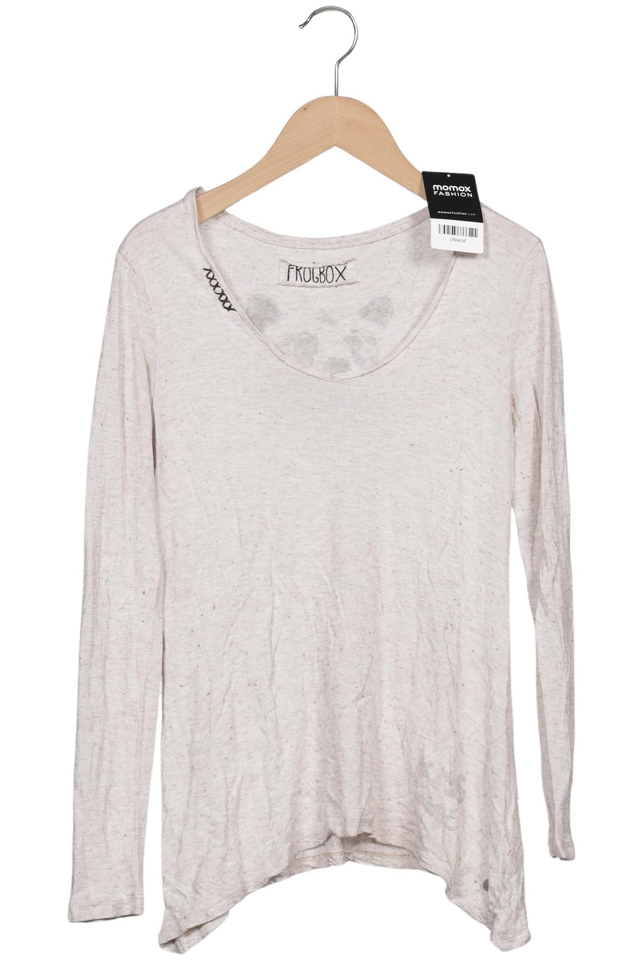 

Frogbox Damen Langarmshirt, beige, Gr. 34