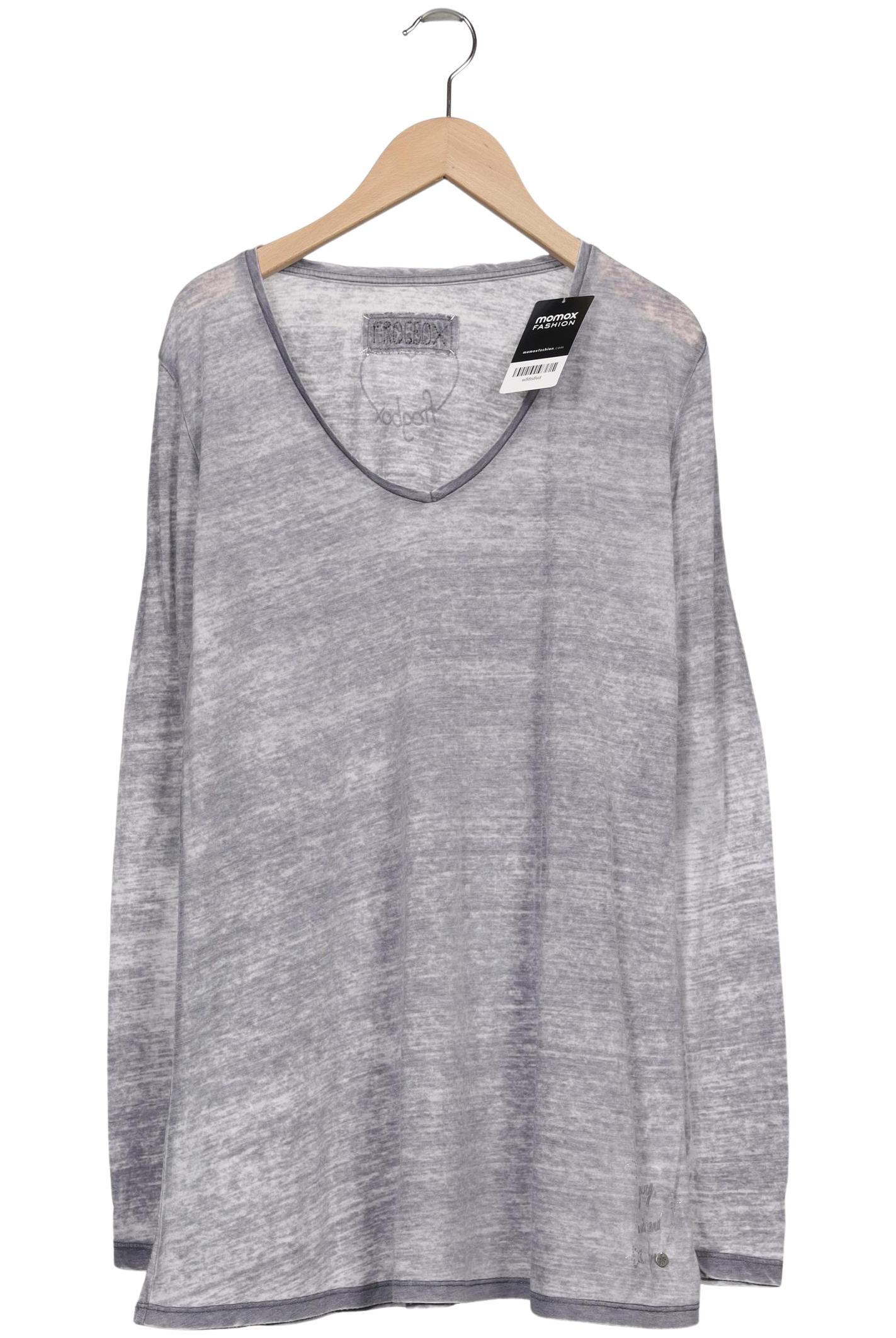 

Frogbox Damen Langarmshirt, grau, Gr. 38