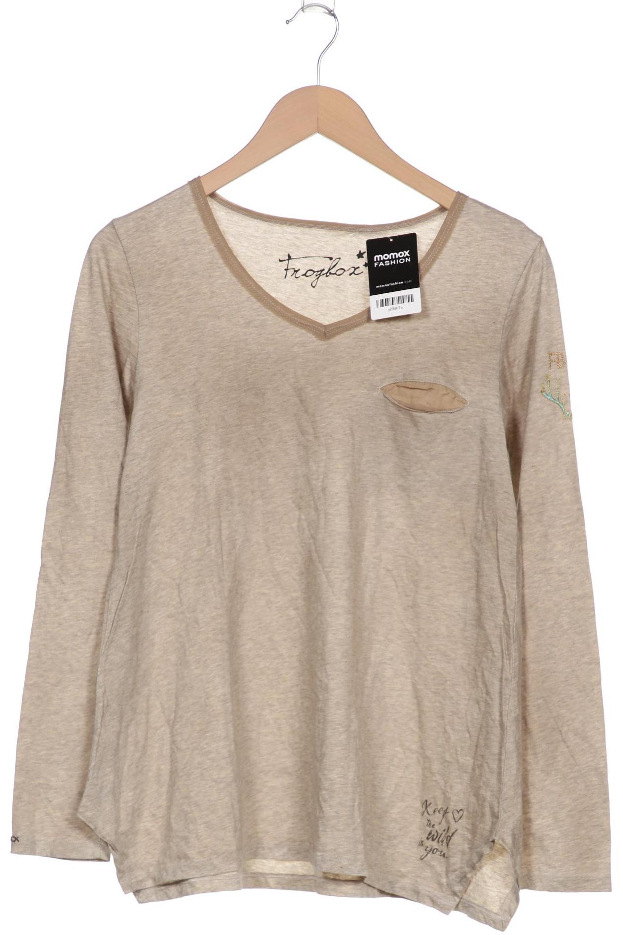 

Frogbox Damen Langarmshirt, beige, Gr. 36