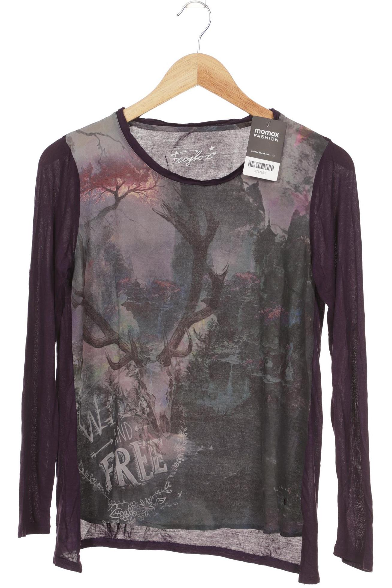 

Frogbox Damen Langarmshirt, flieder, Gr. 36