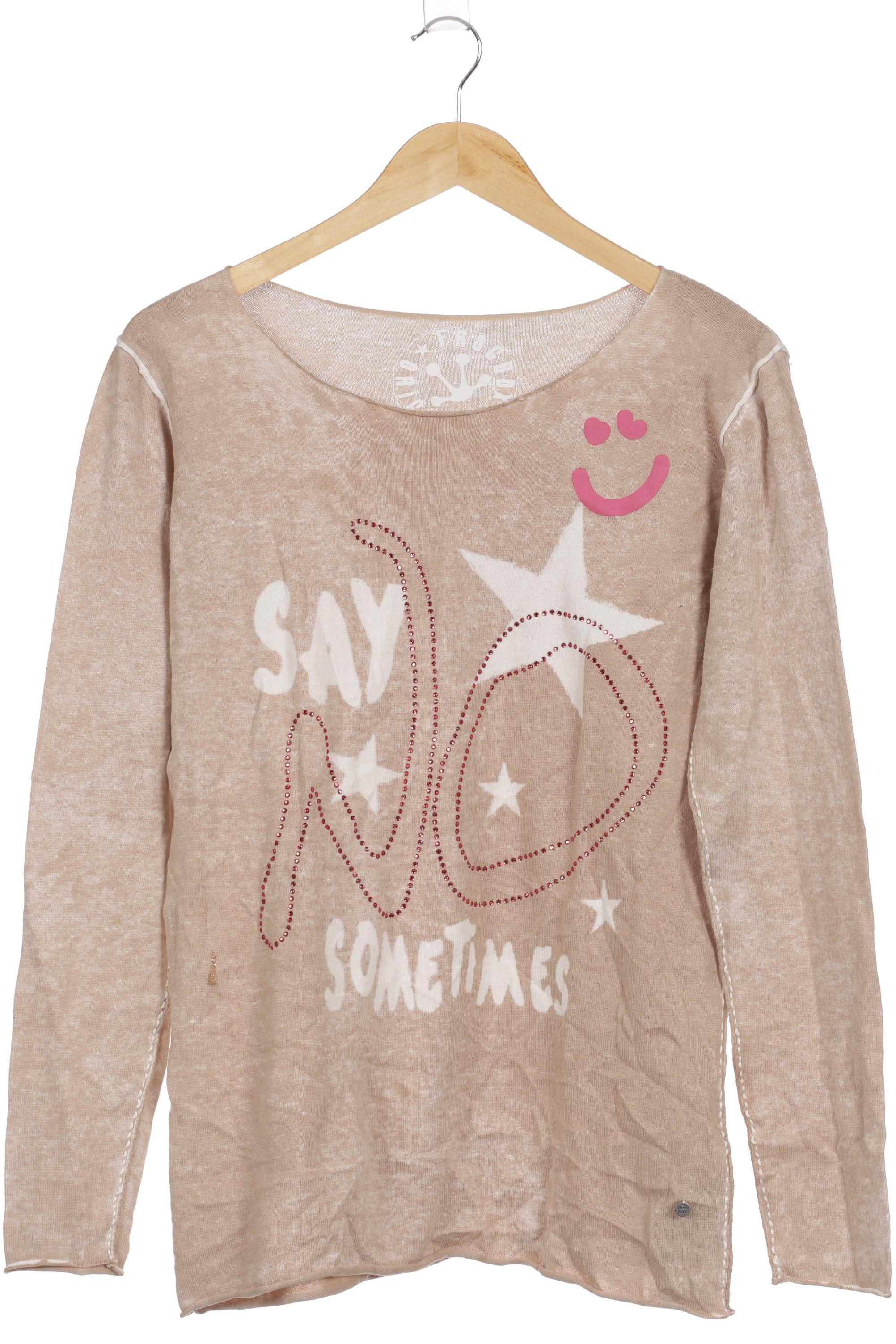 

Frogbox Damen Pullover, beige, Gr. 42