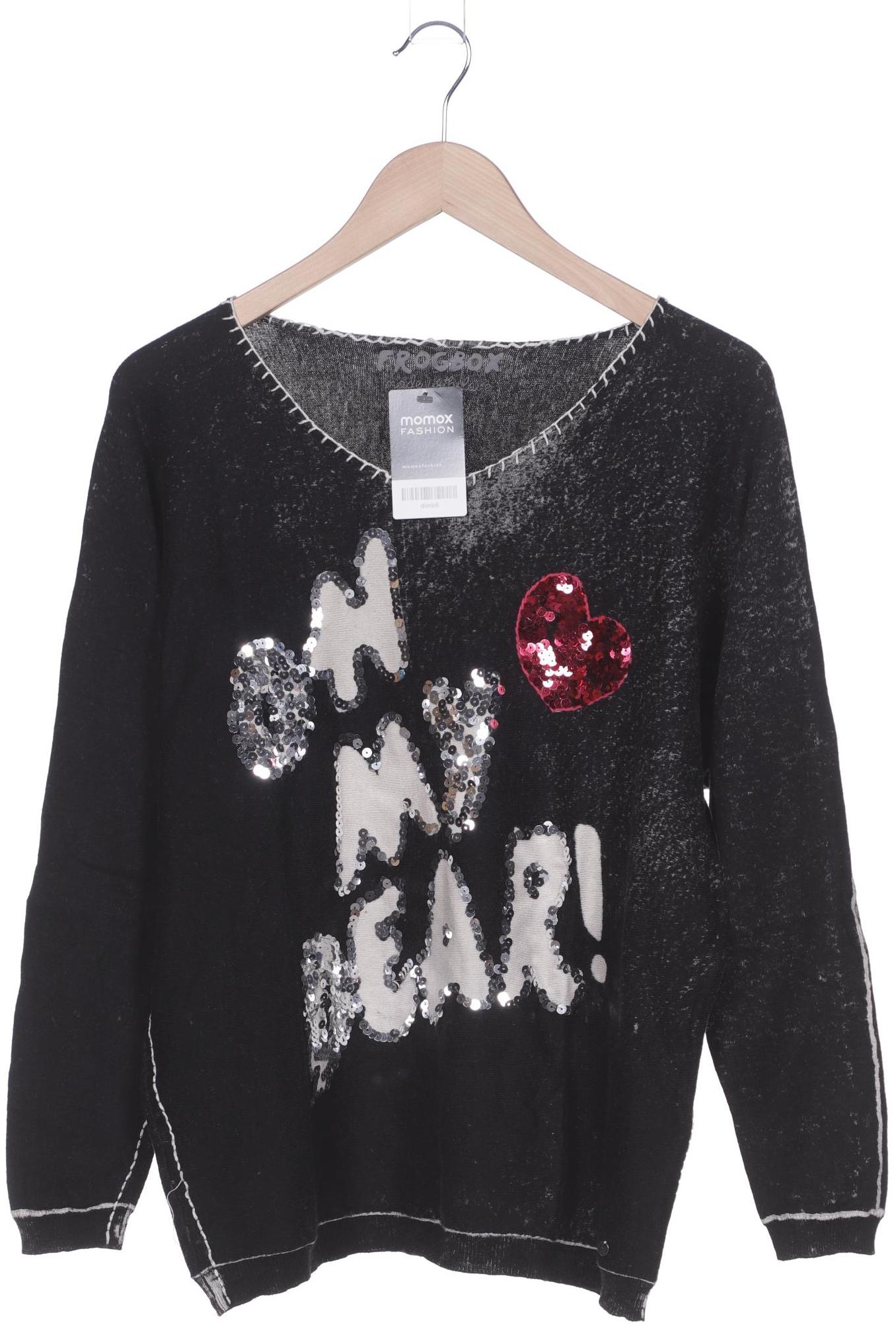 

Frogbox Damen Pullover, schwarz, Gr. 40